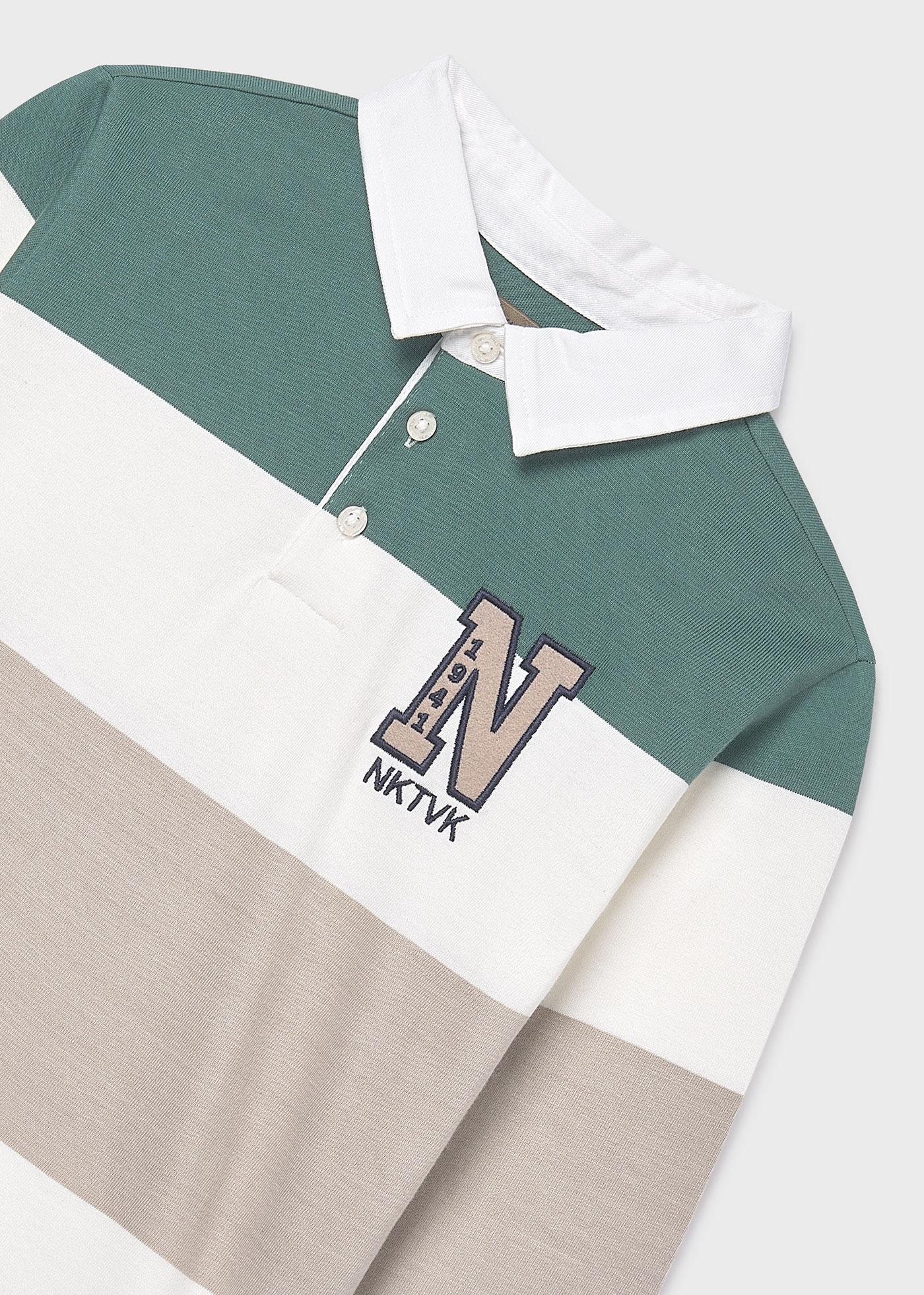 Boys striped polo