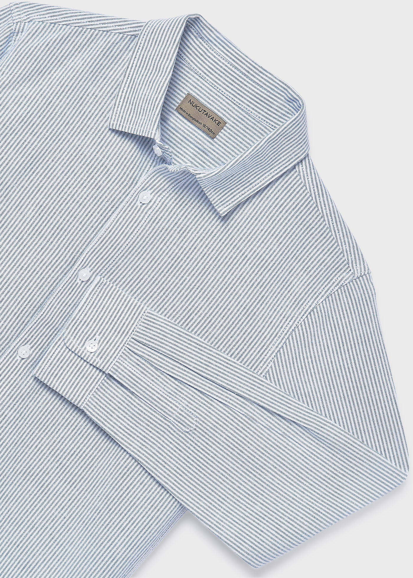 Boy mini stripe oxford shirt