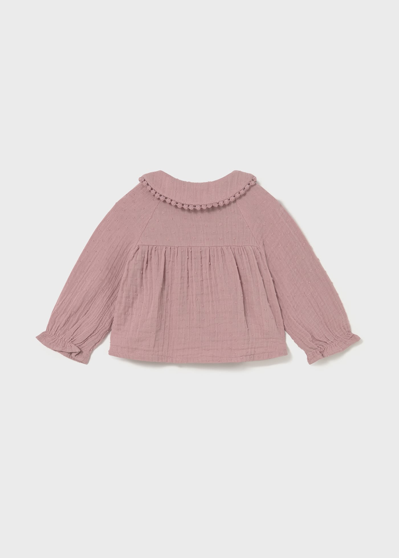Blouse en mousseline de soie bébé