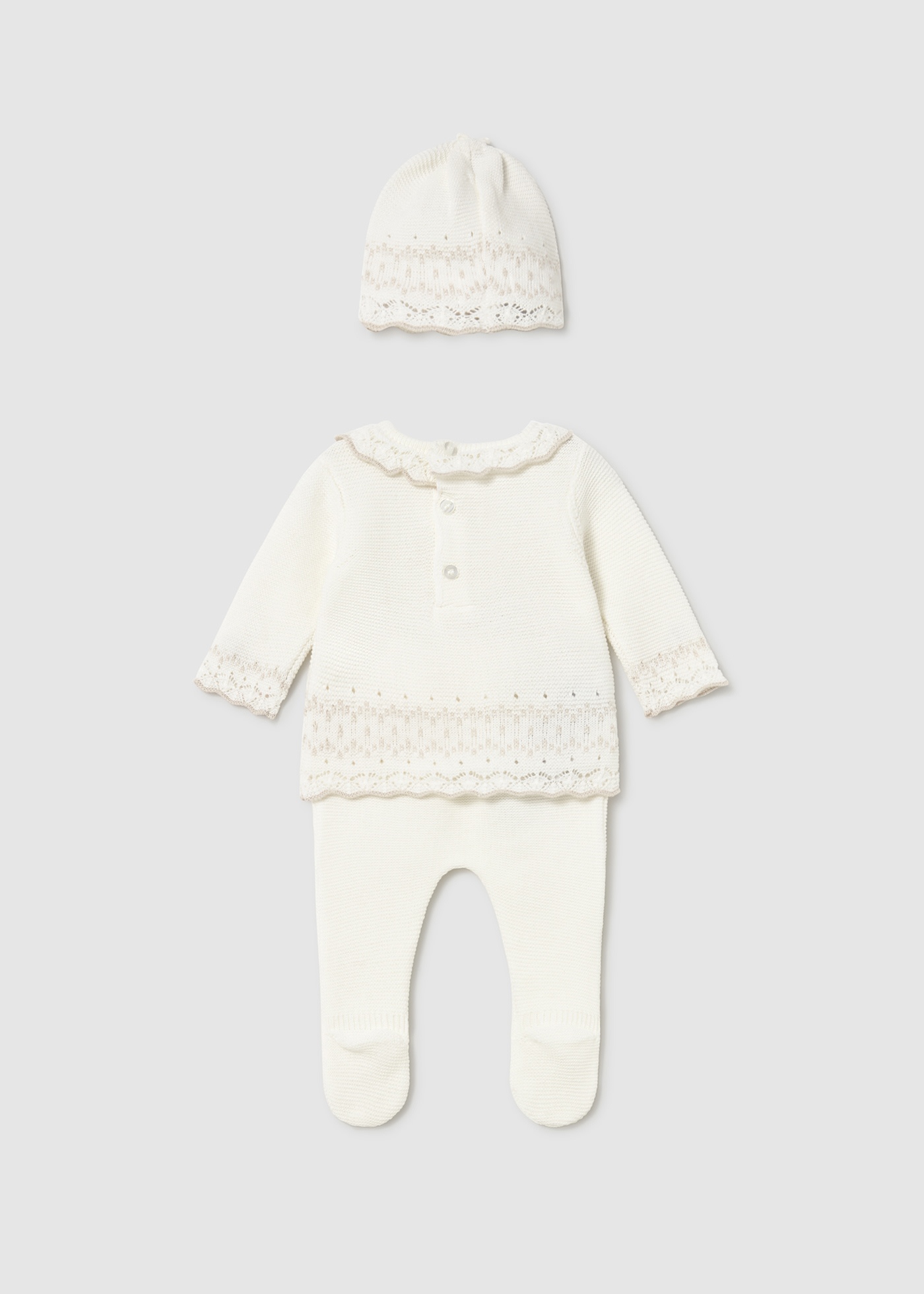 Newborn 3 piece knitted set