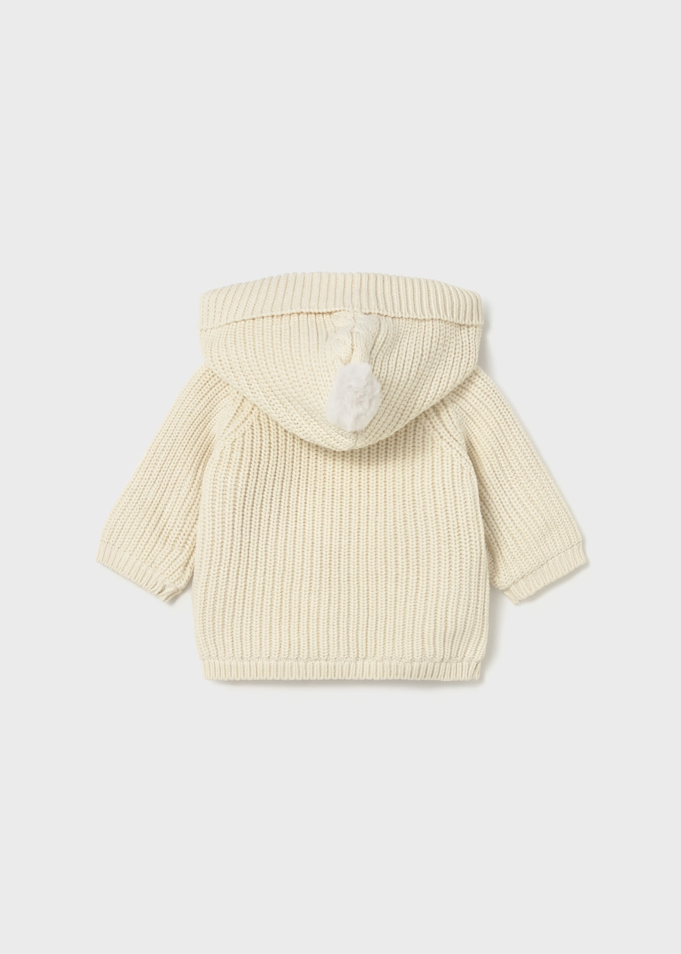 Kardigan trykotowy z podszewką dla noworodka