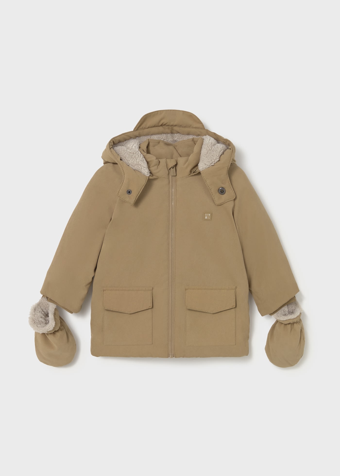 Winterjacke mit Fäustlinge Baby