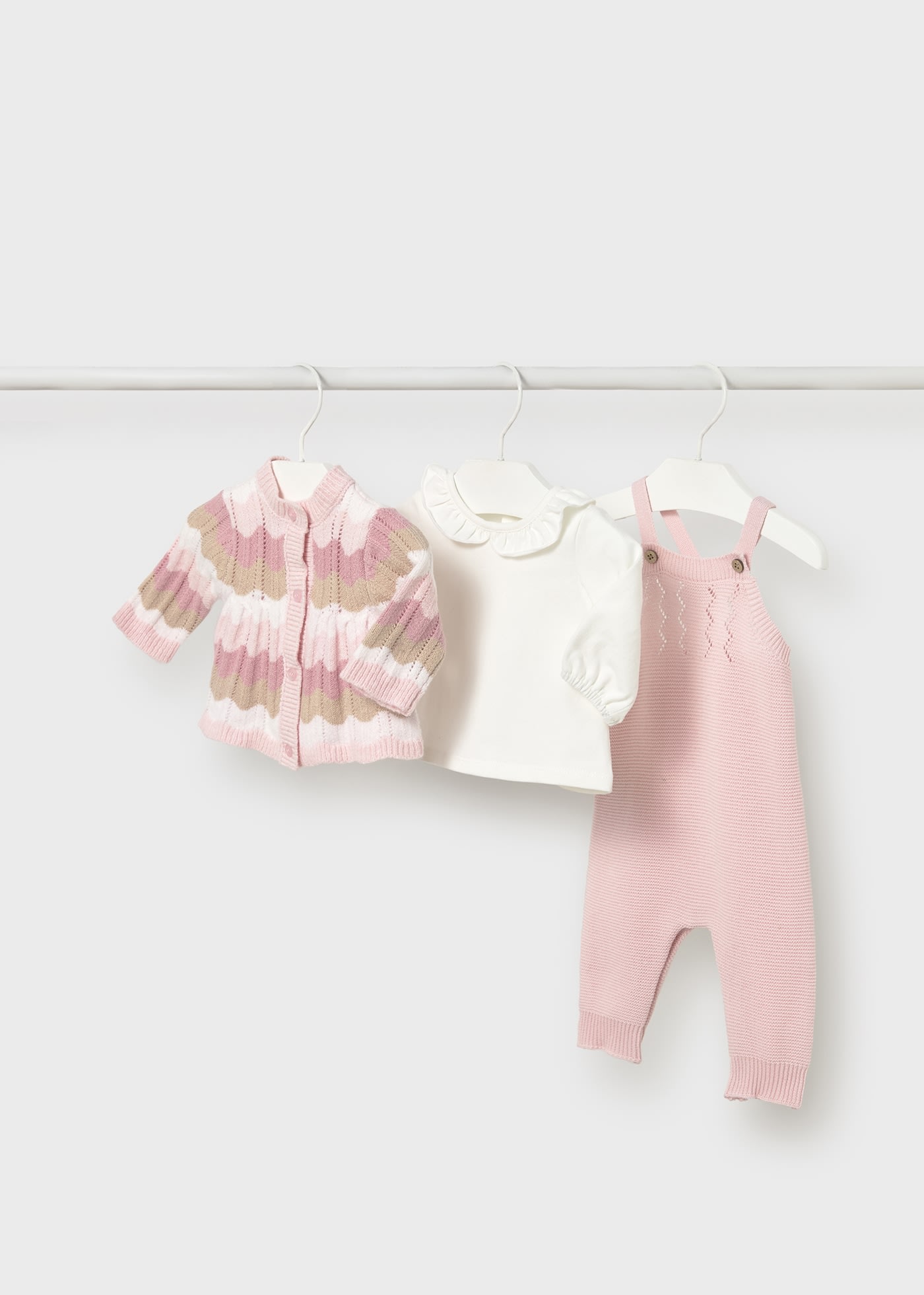 Completo salopette 3 pezzi neonata