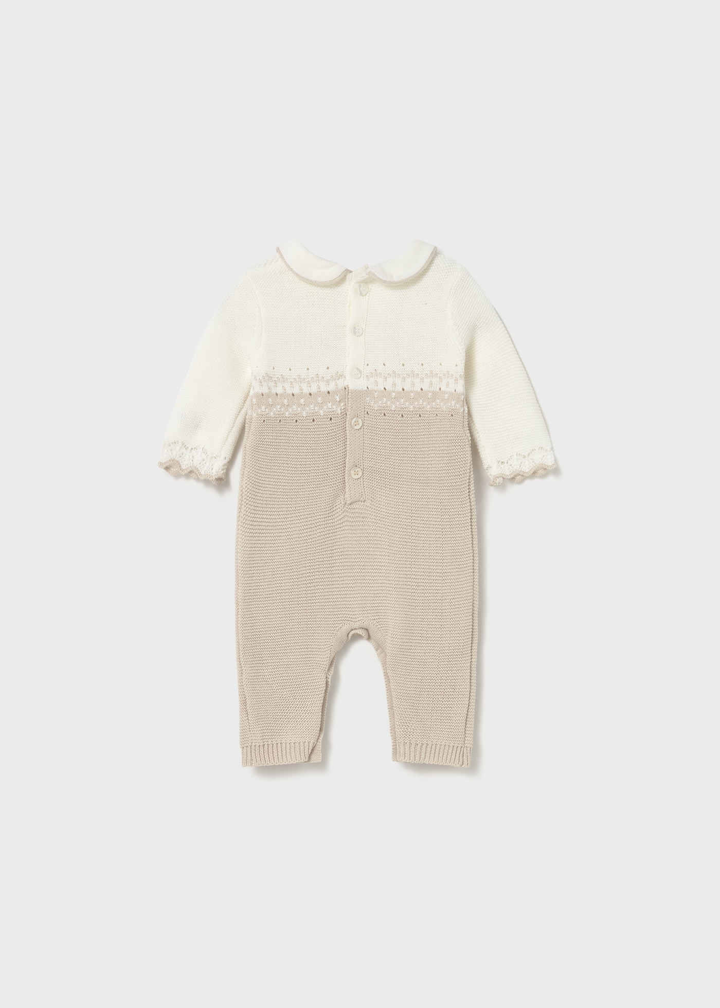 Newborn knit romper