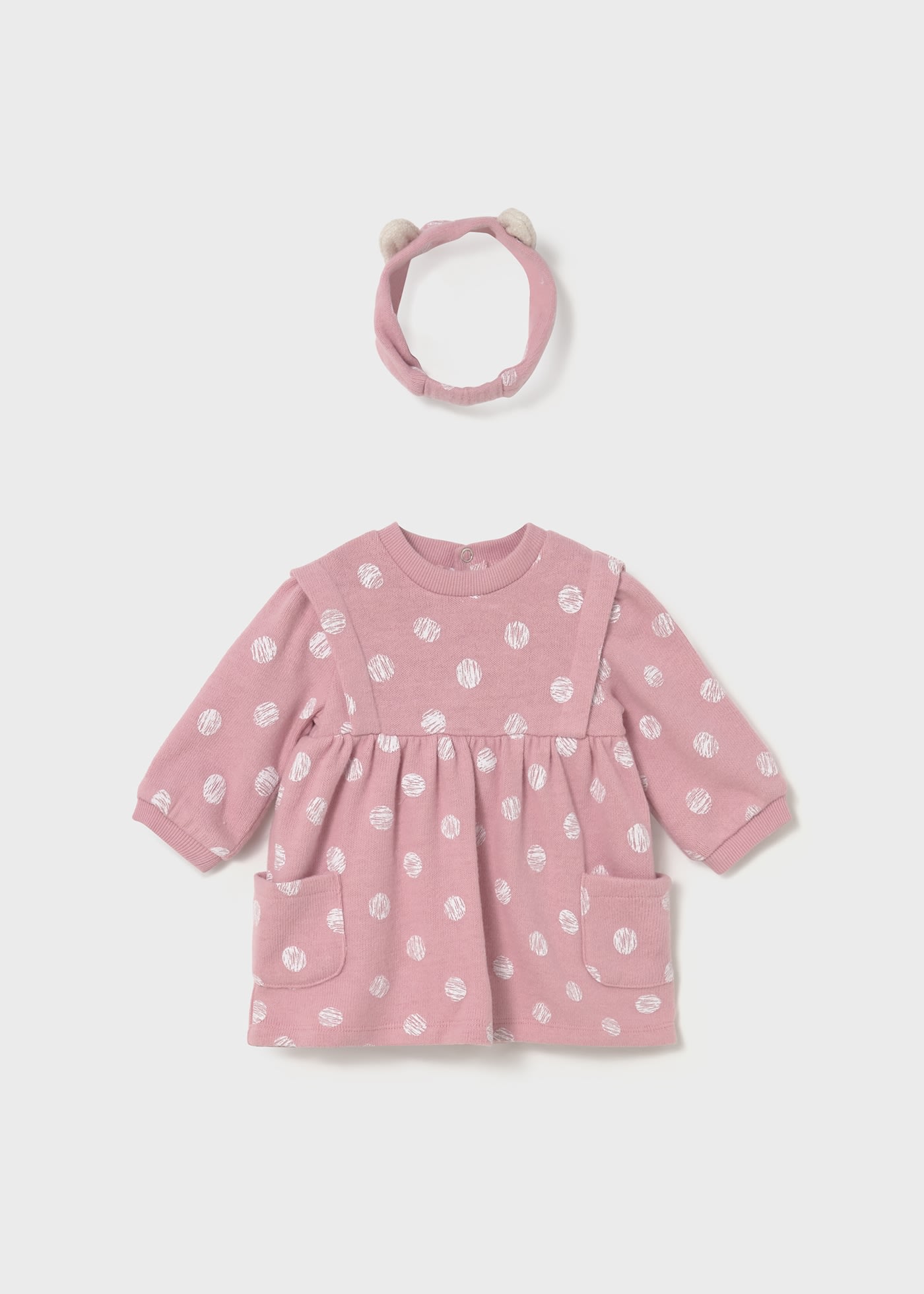 Robe avec serre-tête nouveau-né