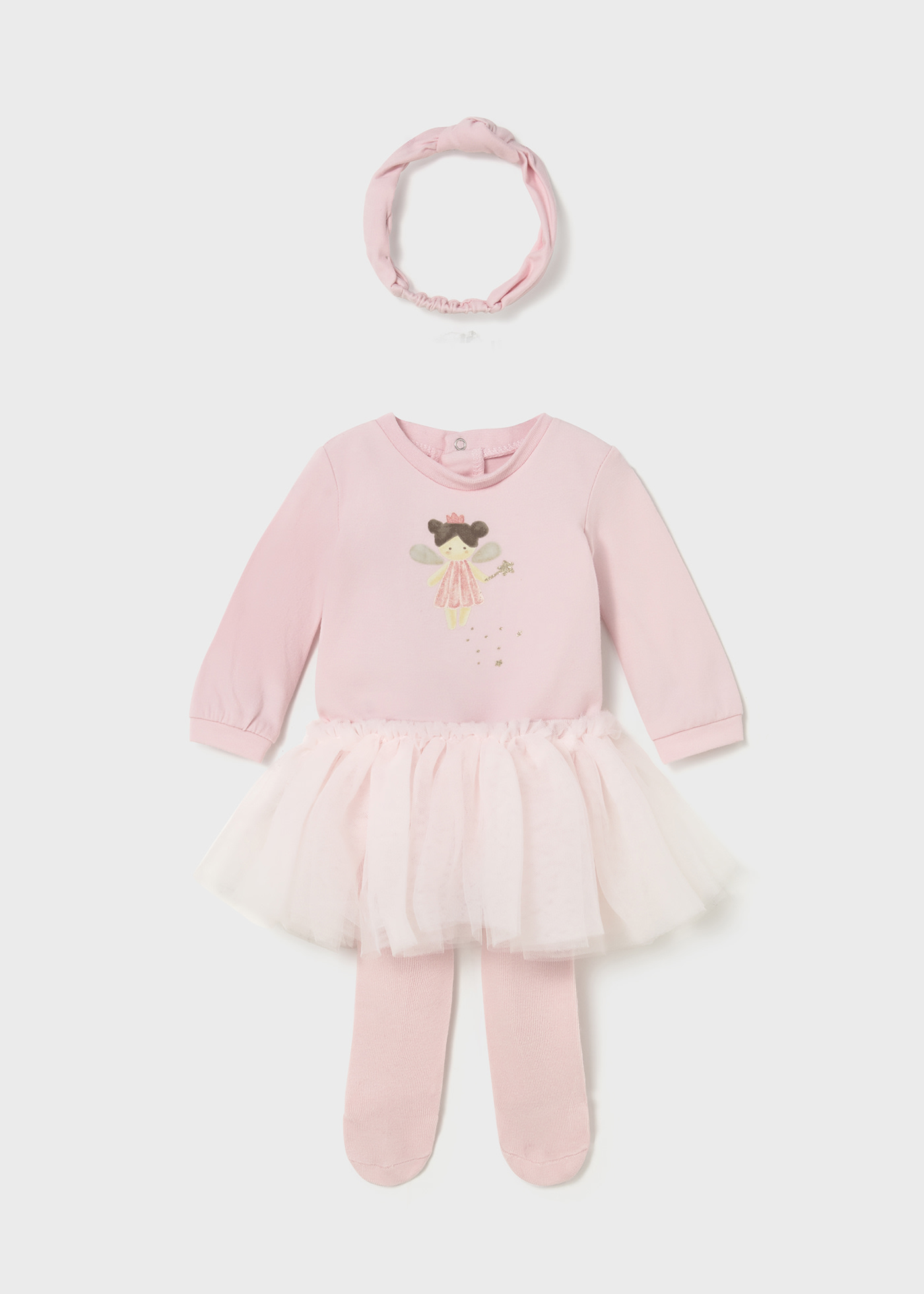 Completo 3 pezzi tutu neonata