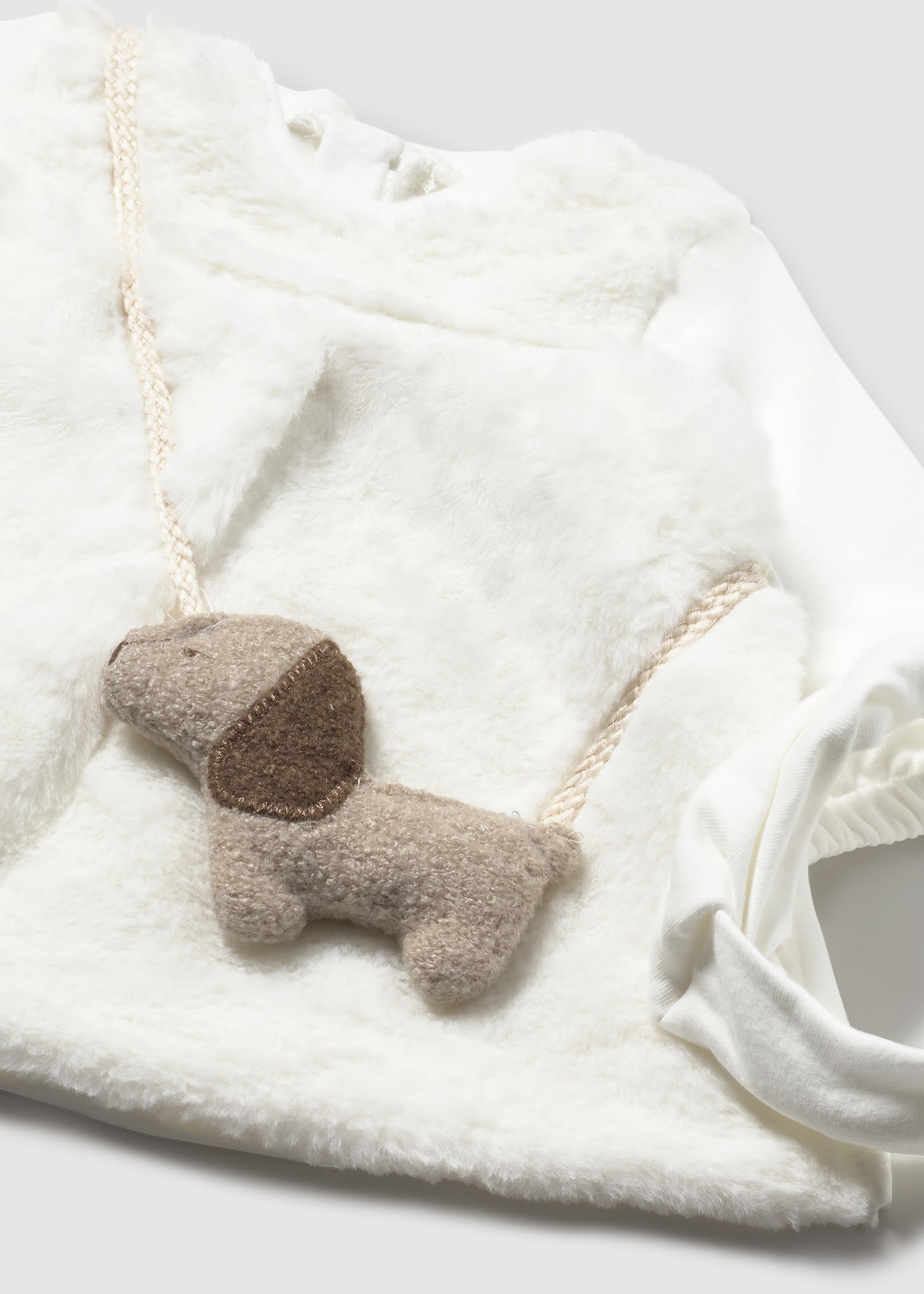 Newborn dress with bag and headband
