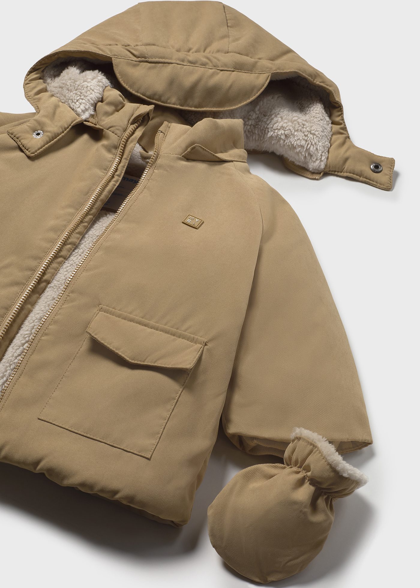 Winterjacke mit Fäustlinge Baby