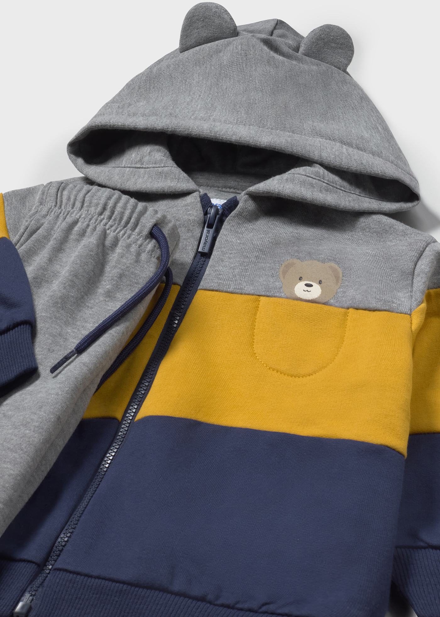 Jogginganzug 3-teilig tricolor Baby