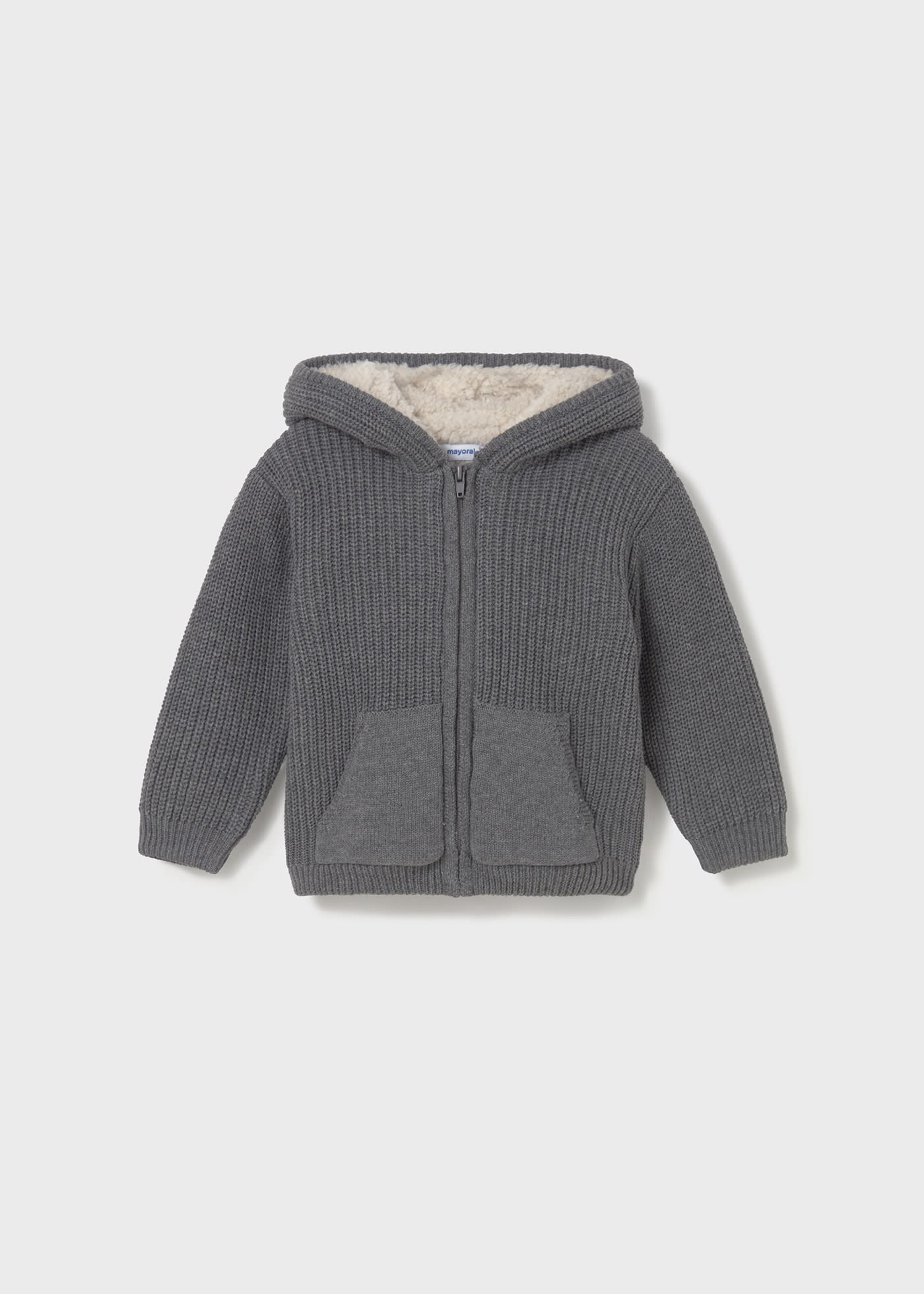 Baby knitted hoody with ears