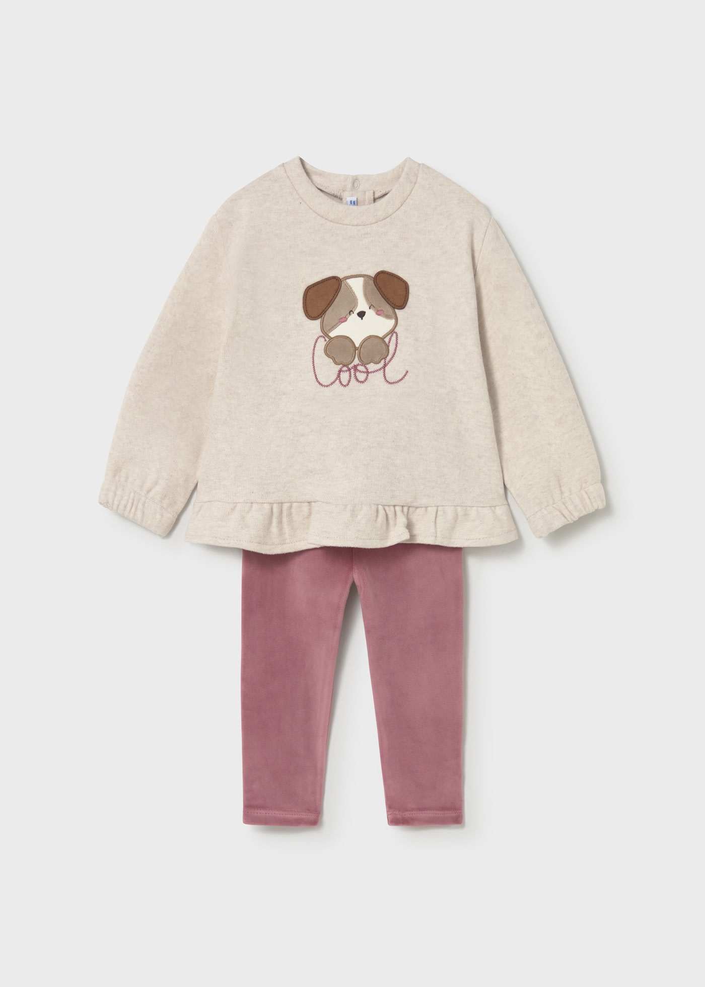 Conjunto legging y sudadera bebé
