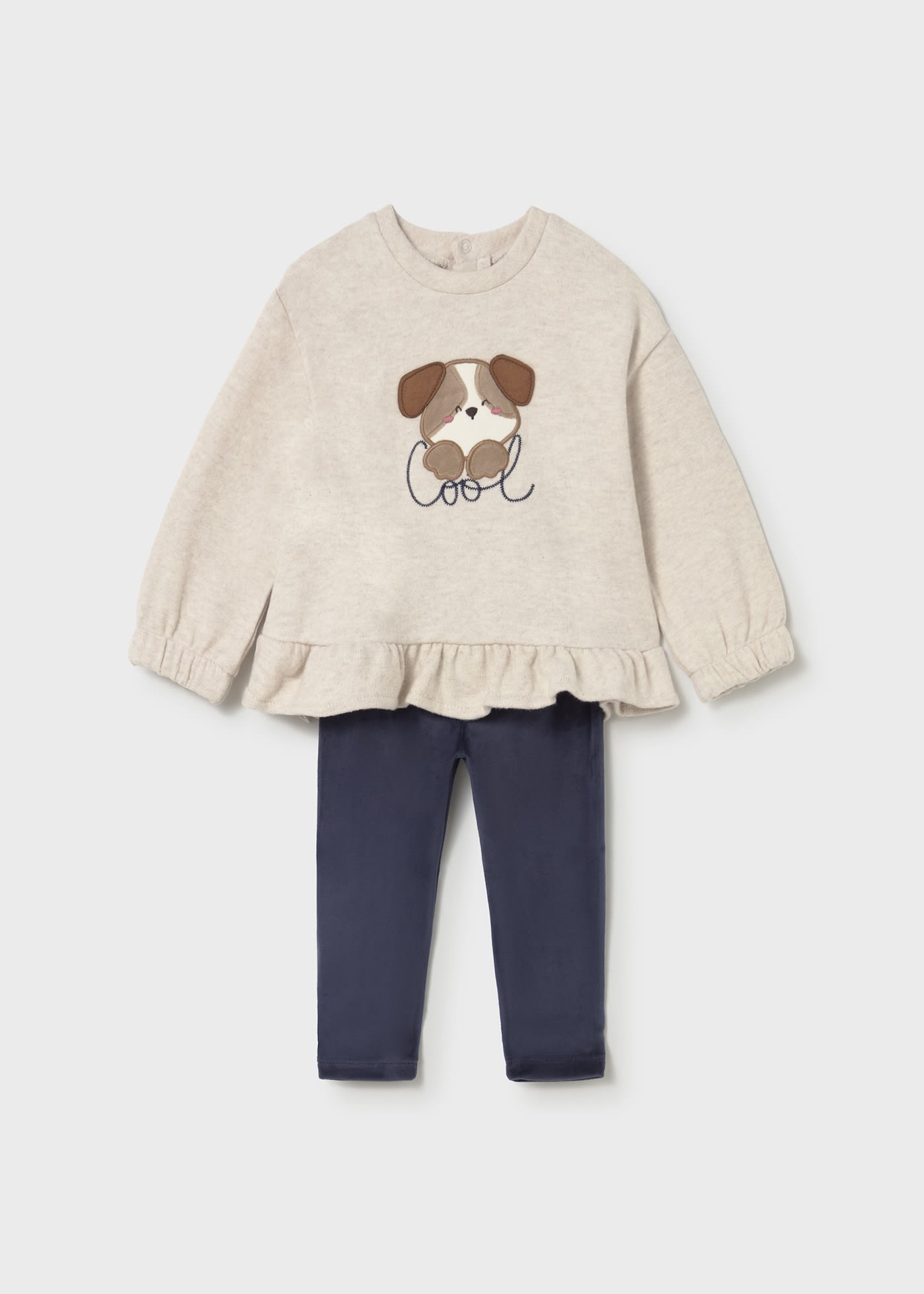 Conjunto legging y sudadera bebé
