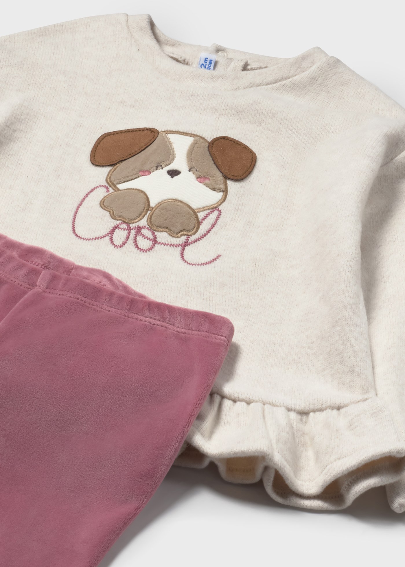 Conjunto legging y sudadera bebé