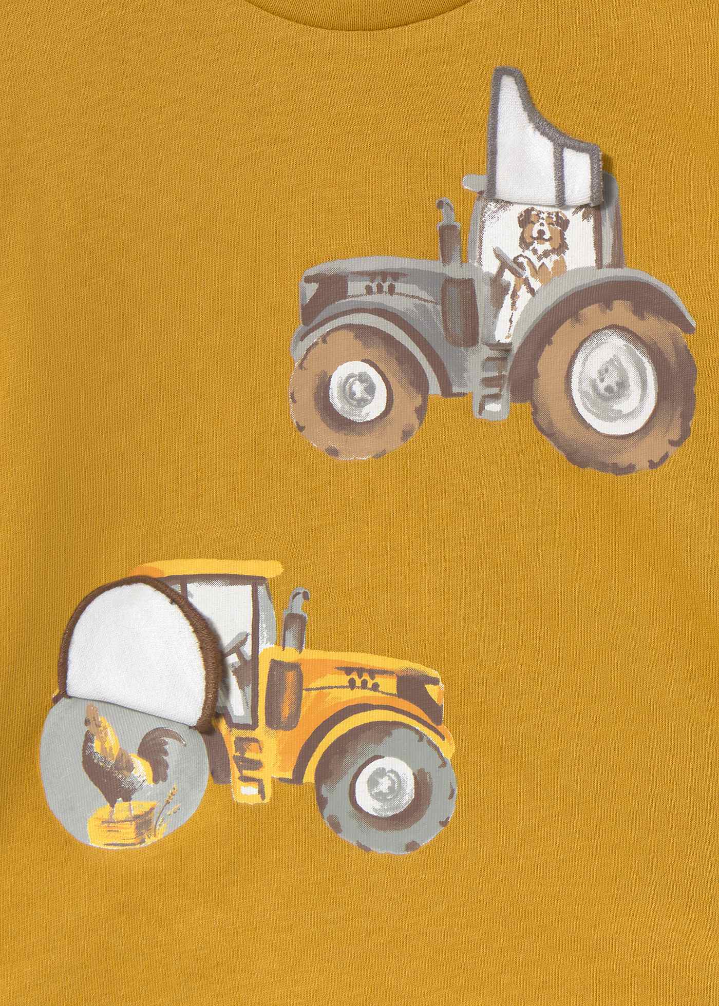 Baby interactive tractor t-shirt