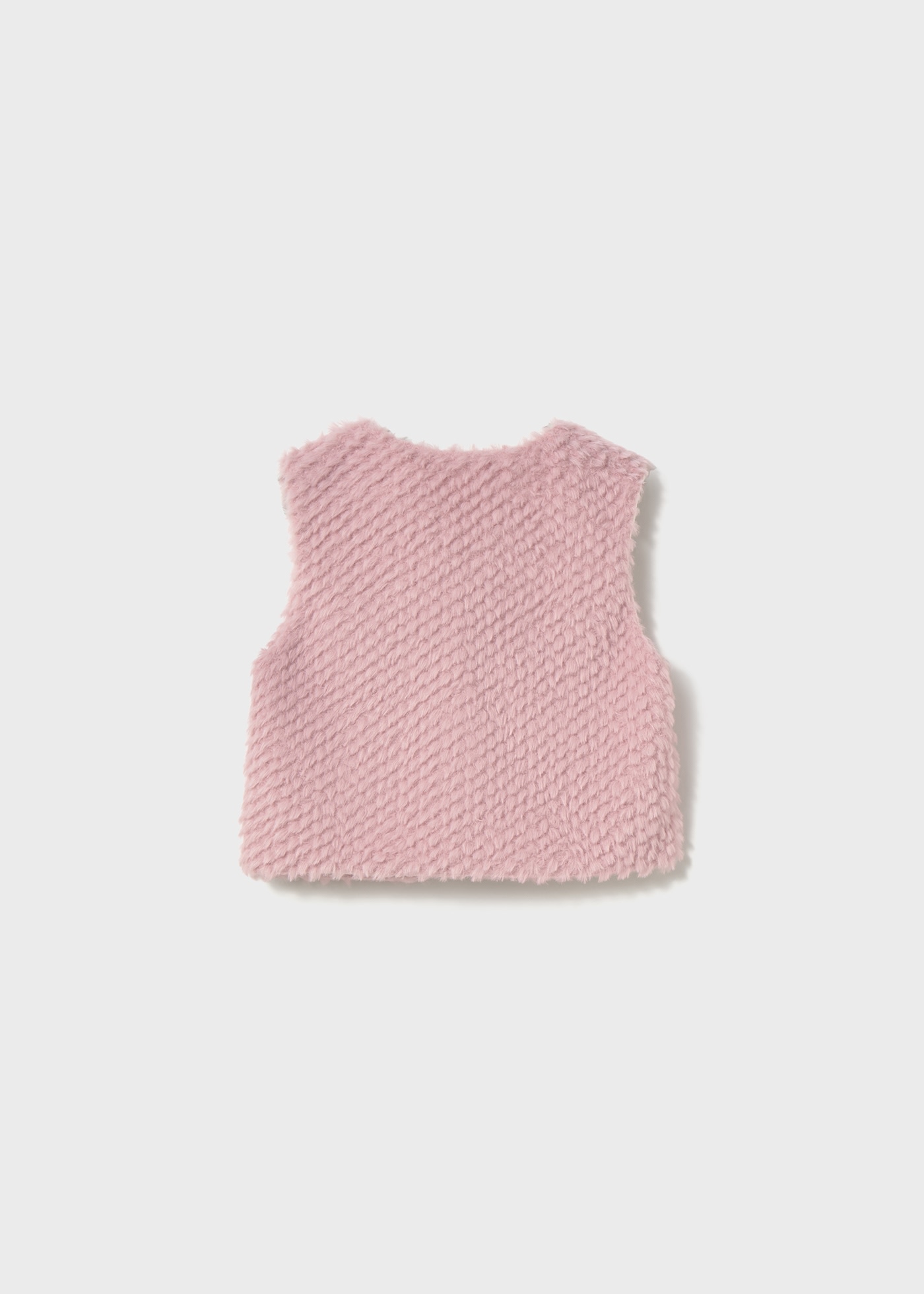 Baby fluffy waistcoat