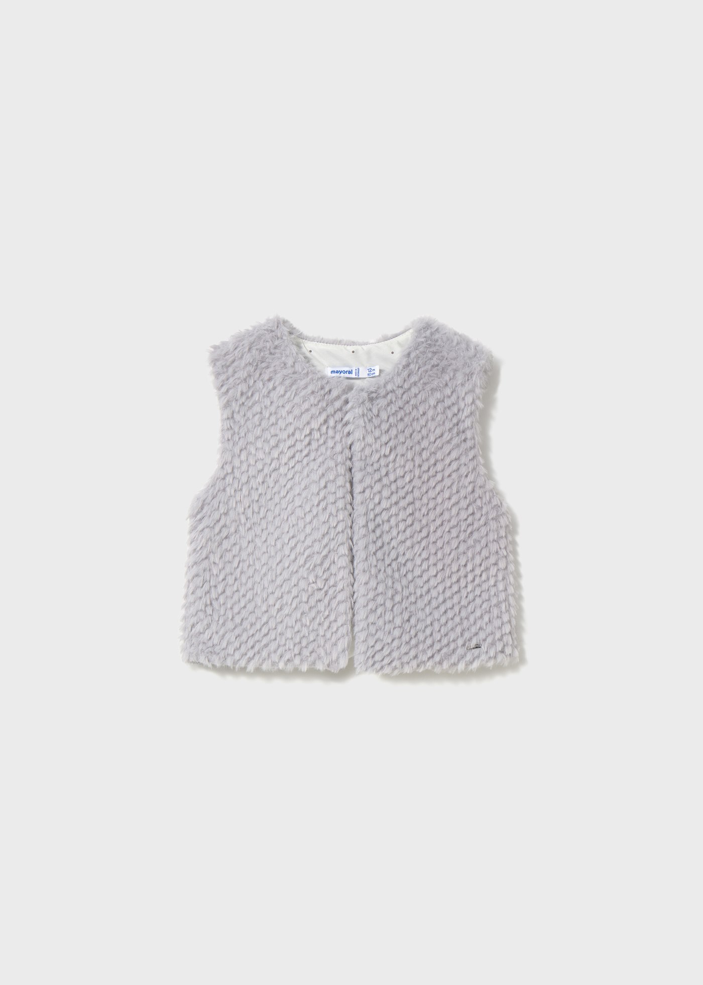 Baby fluffy waistcoat