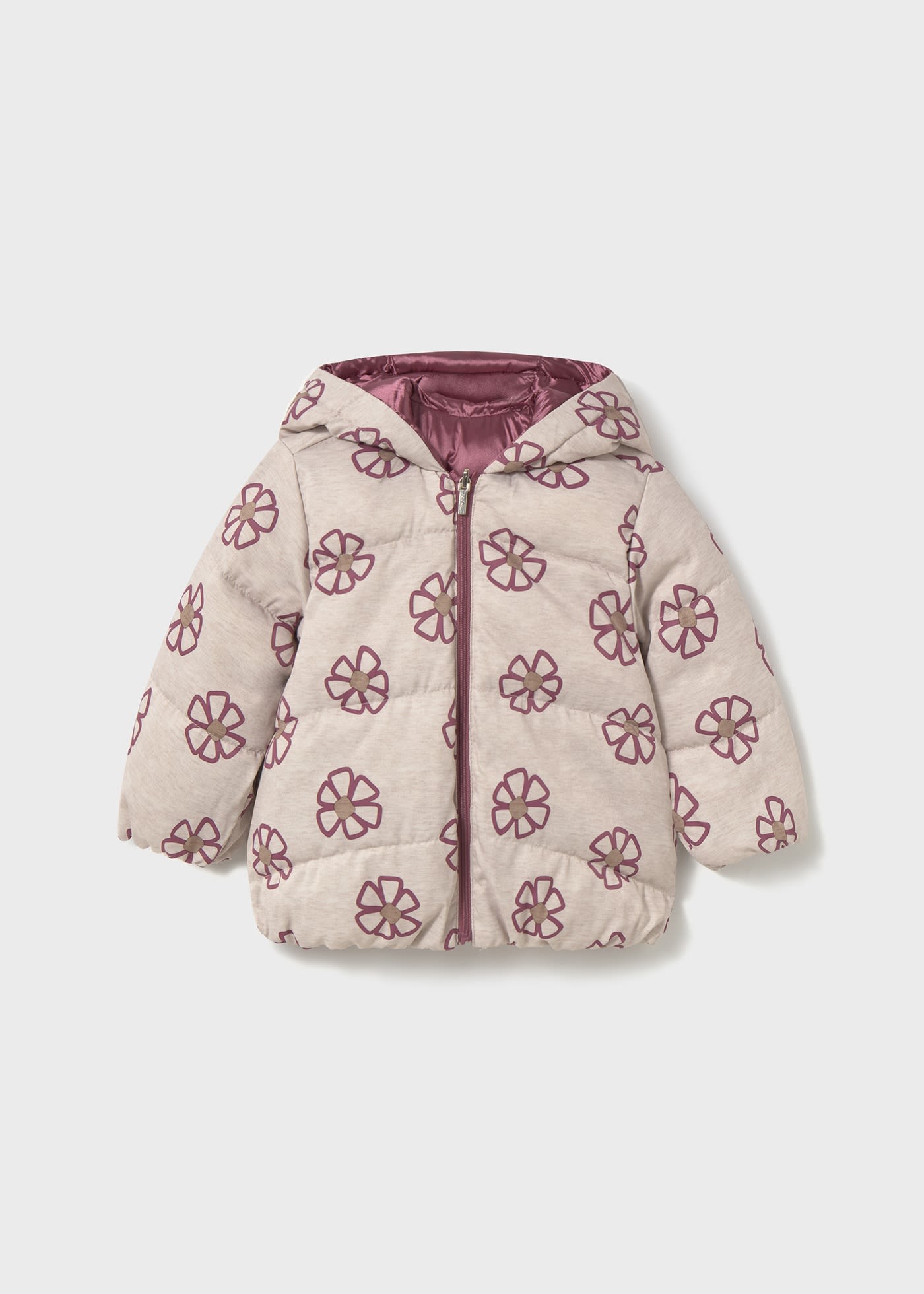 Baby Reversible Printed Puffer Jacket
