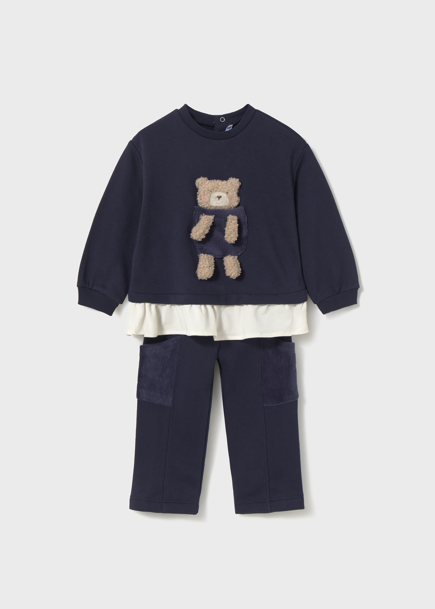 Baby 2-Piece Teddy Bear Tracksuit Set