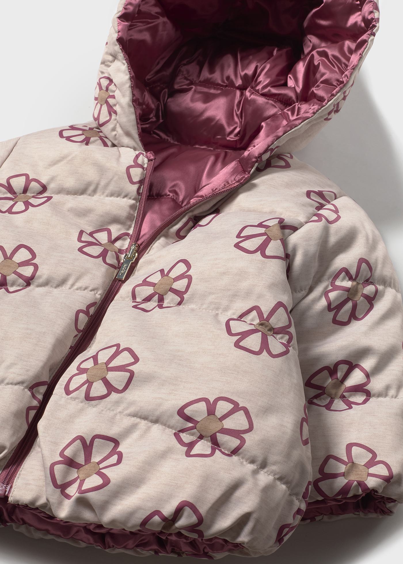 Baby Reversible Printed Puffer Jacket