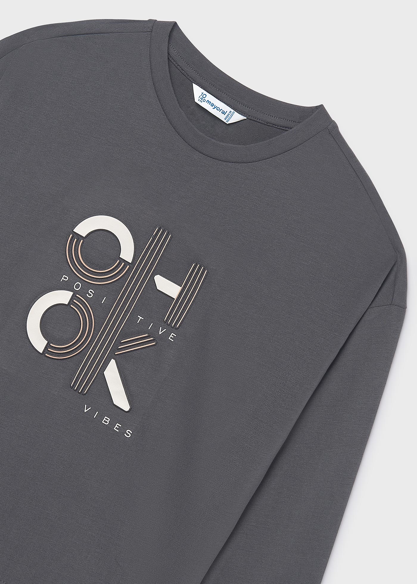 Playera letras unisex