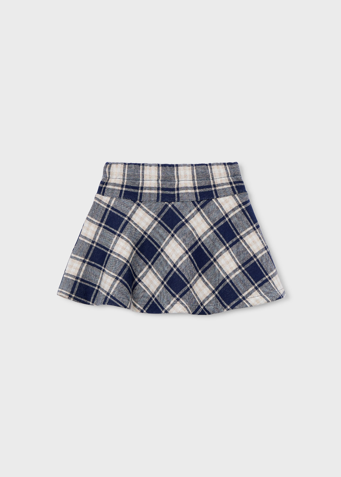 Girls jacquard check skirt