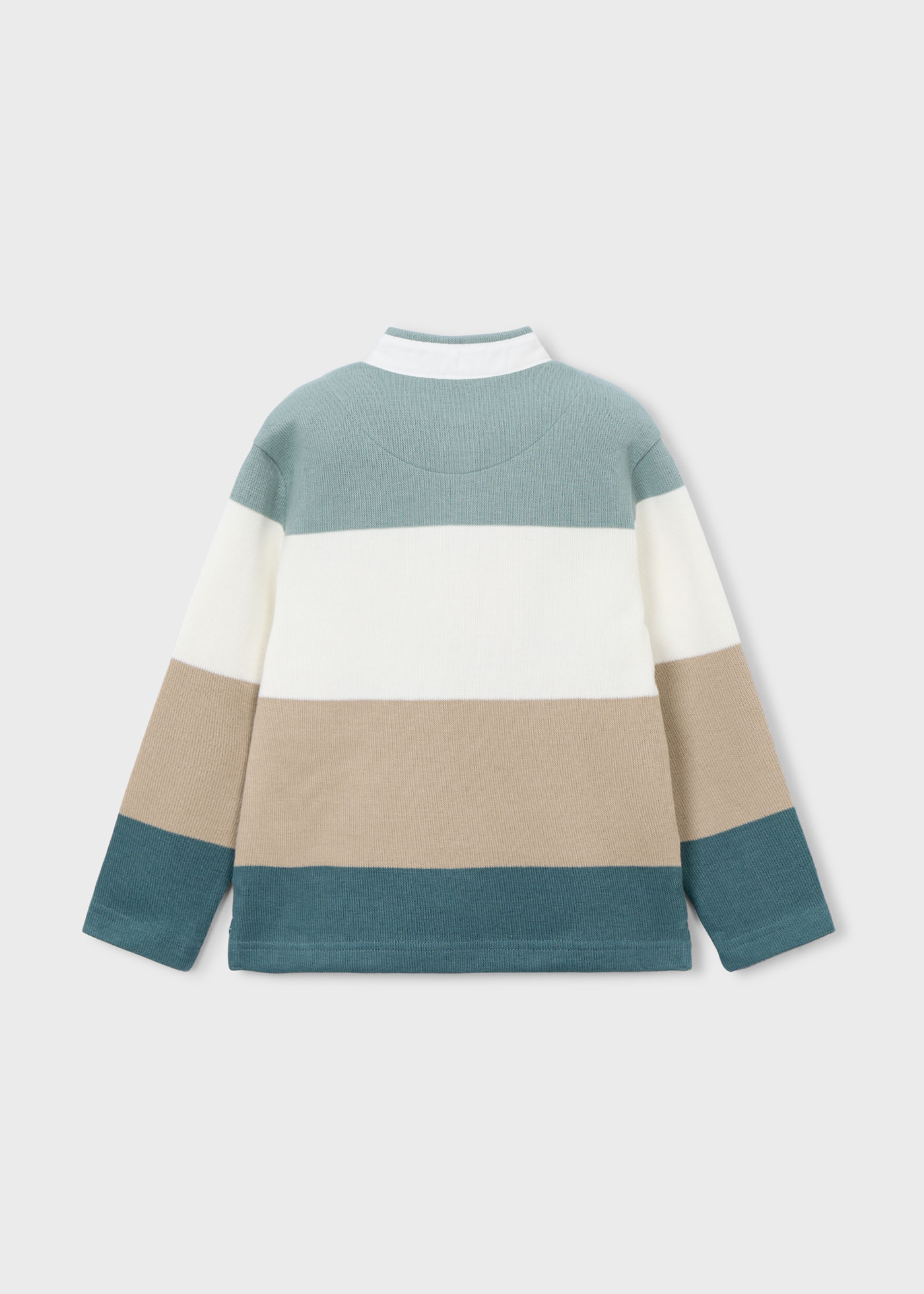 Poloshirt mit Mao-Kragen Jungen