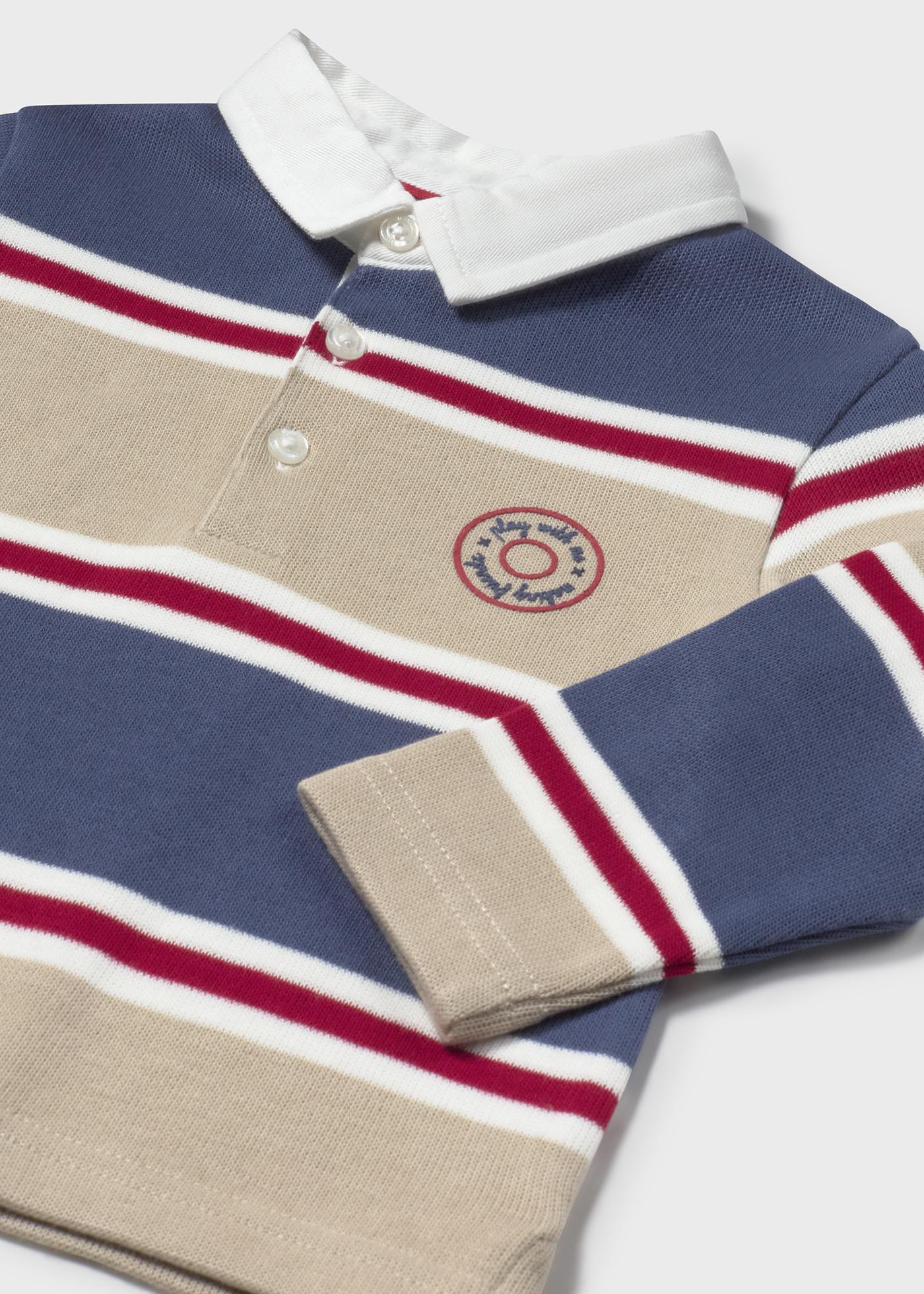 Baby striped polo shirt