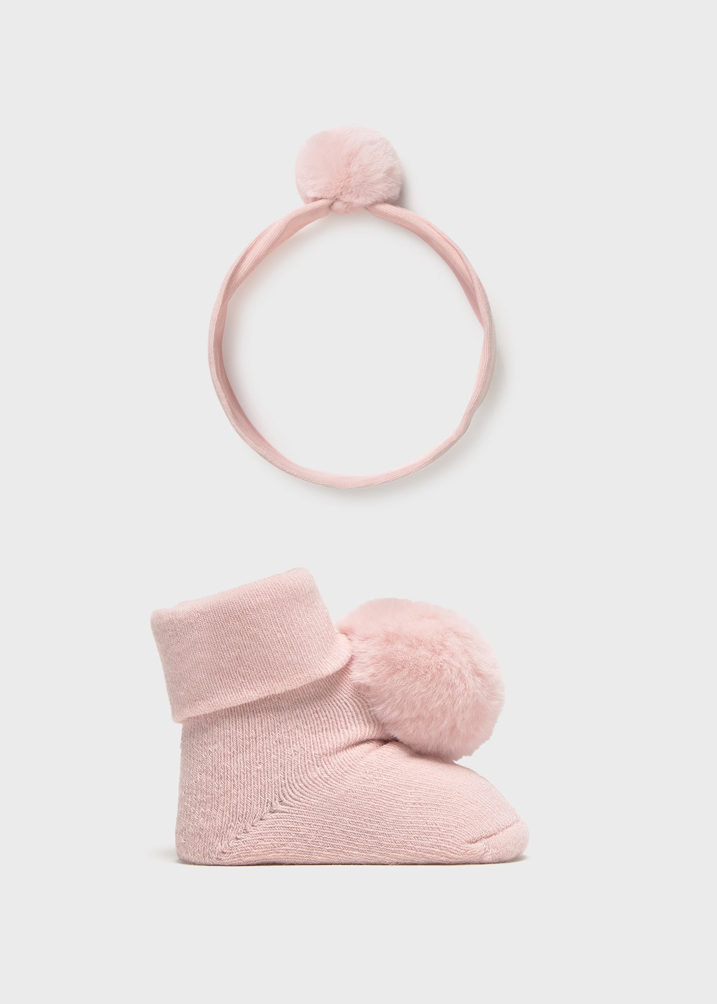 Set fascia e calzini neonata