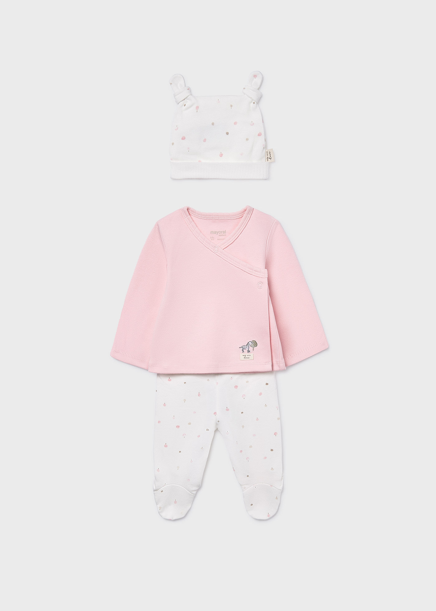 Conjunto regalo 3 piezas unisex bebé
