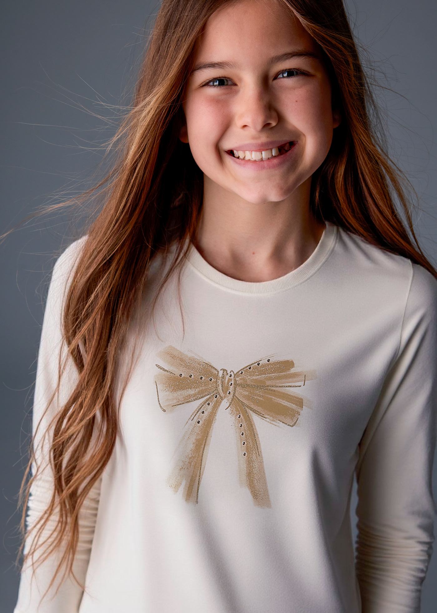 Camiseta básica texto chica