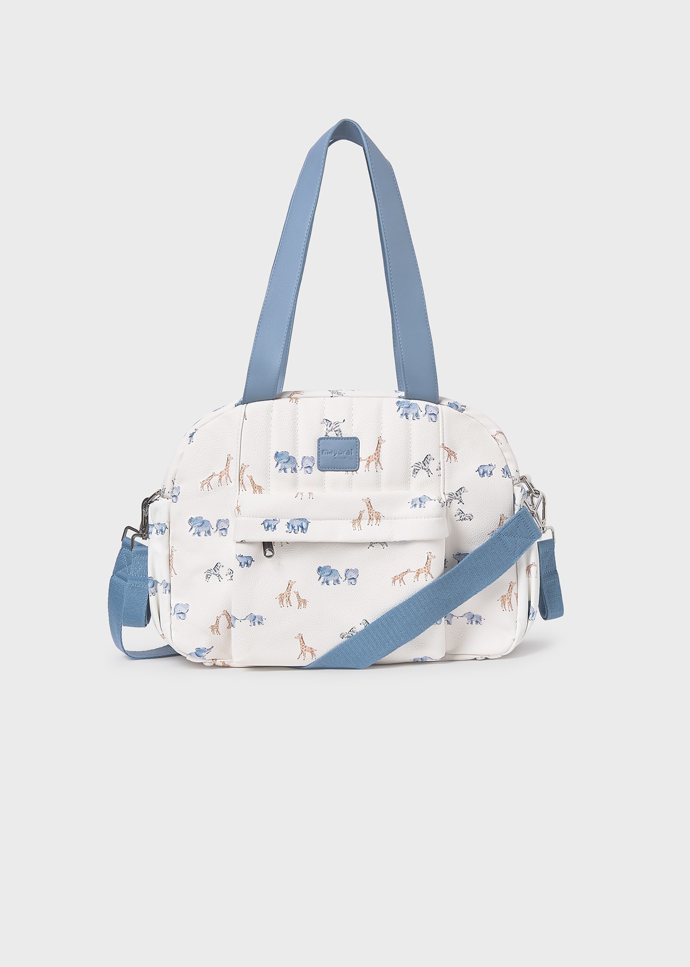 Medium printed maternity bag