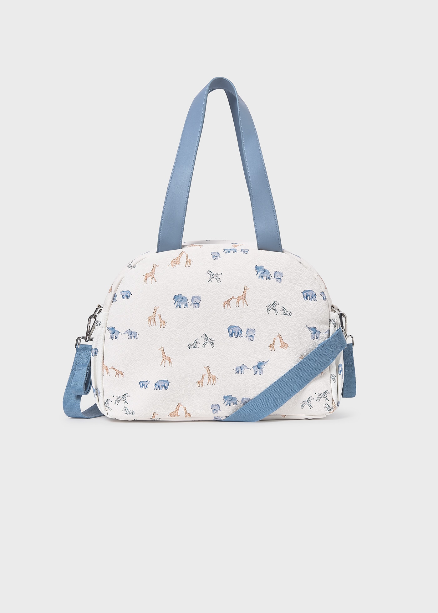Medium printed maternity bag