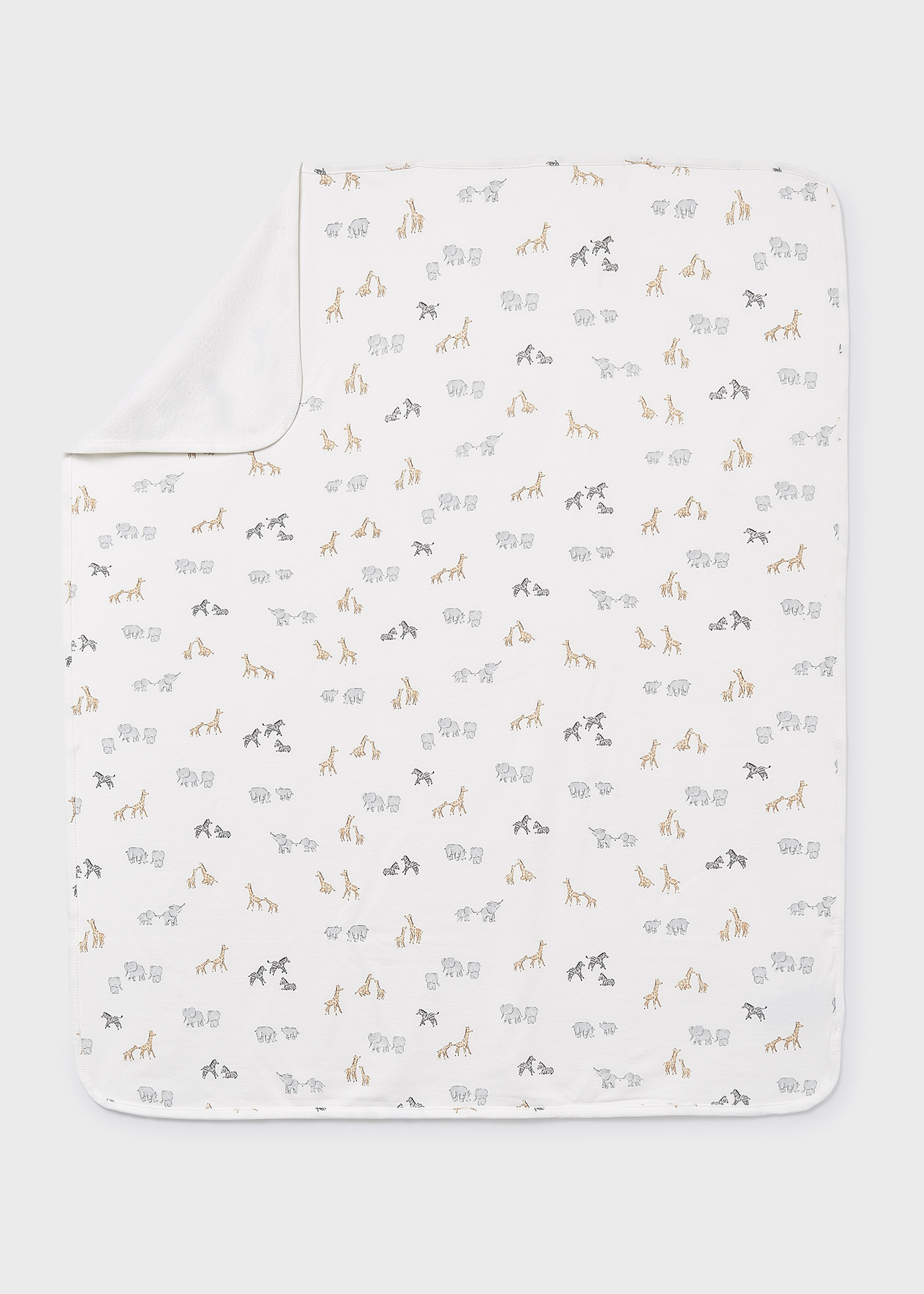 Baby print blanket