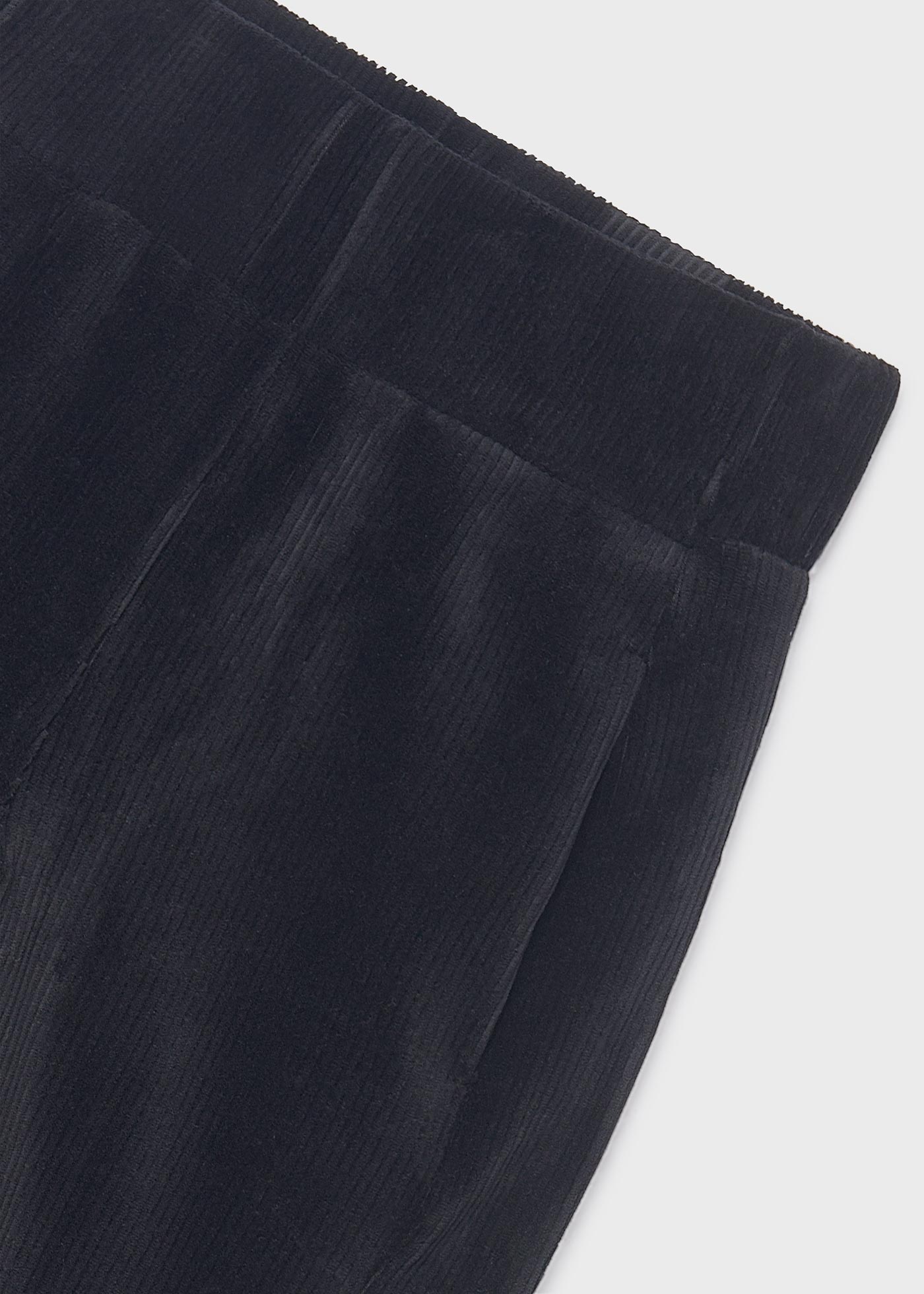 Girls corduroy knitted trousers