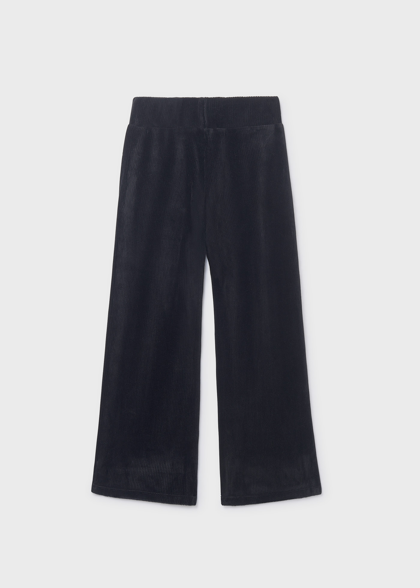 Girls corduroy knitted trousers