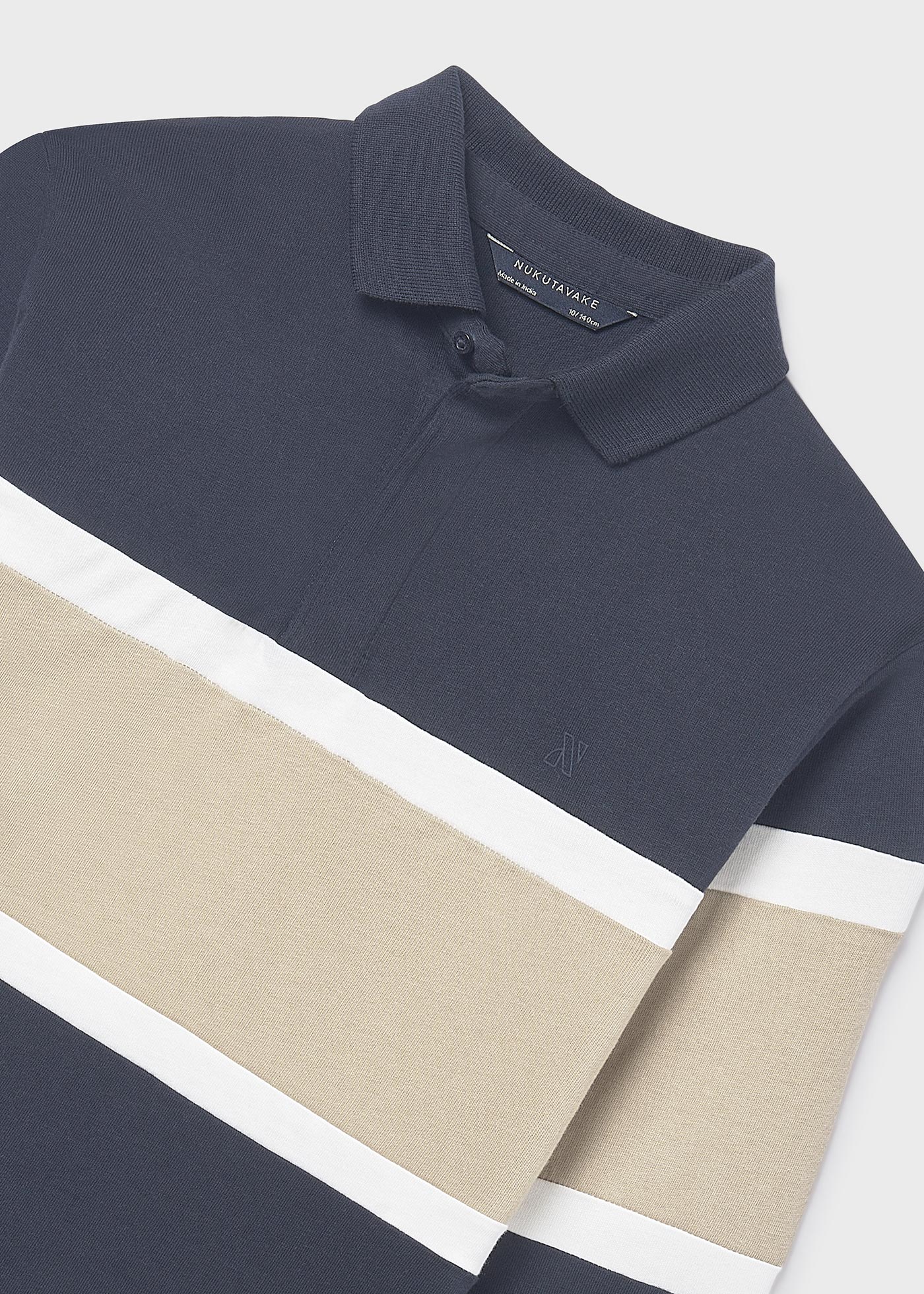 Boy Color Block Polo Shirt