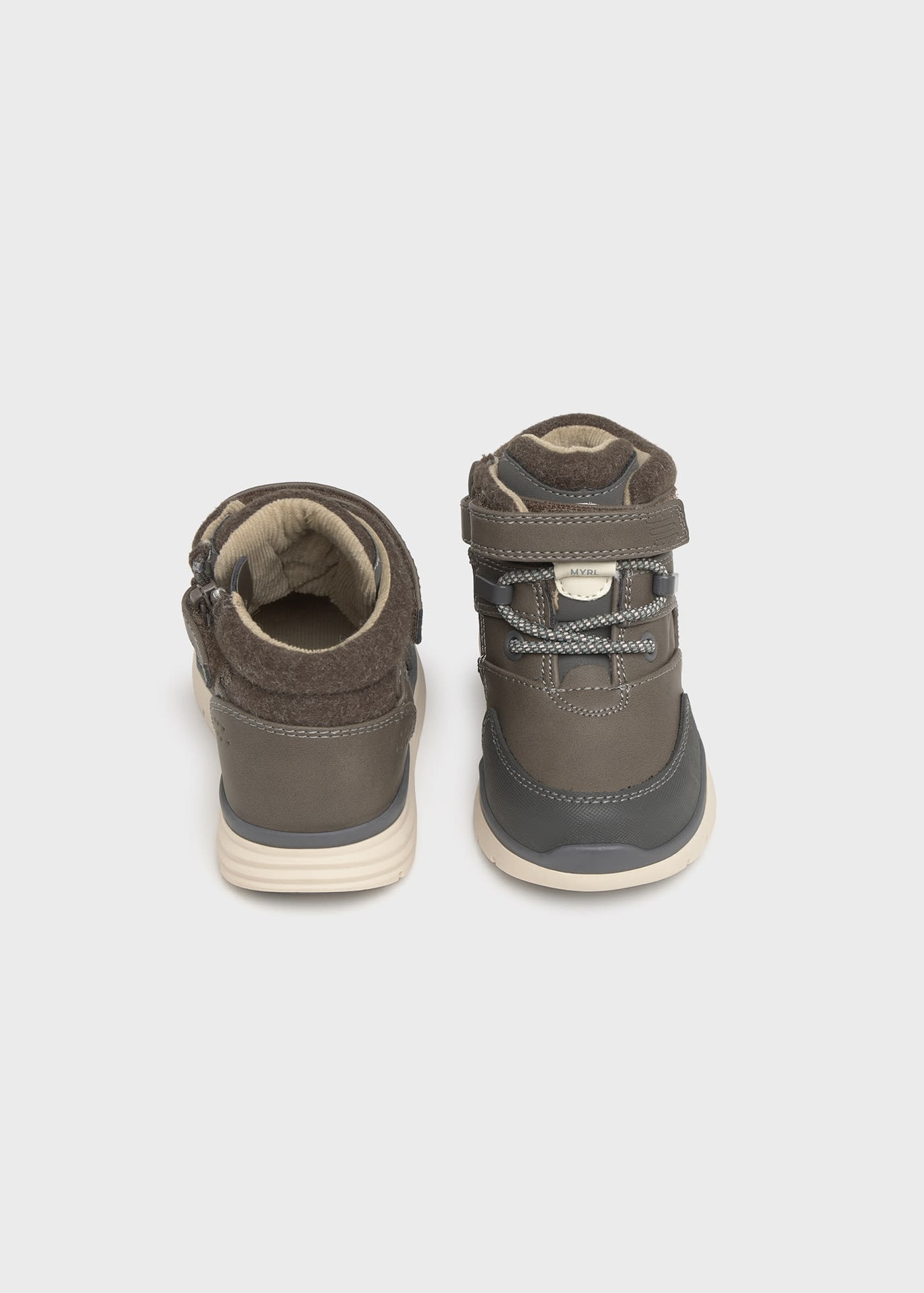 Baby fur lined bootie