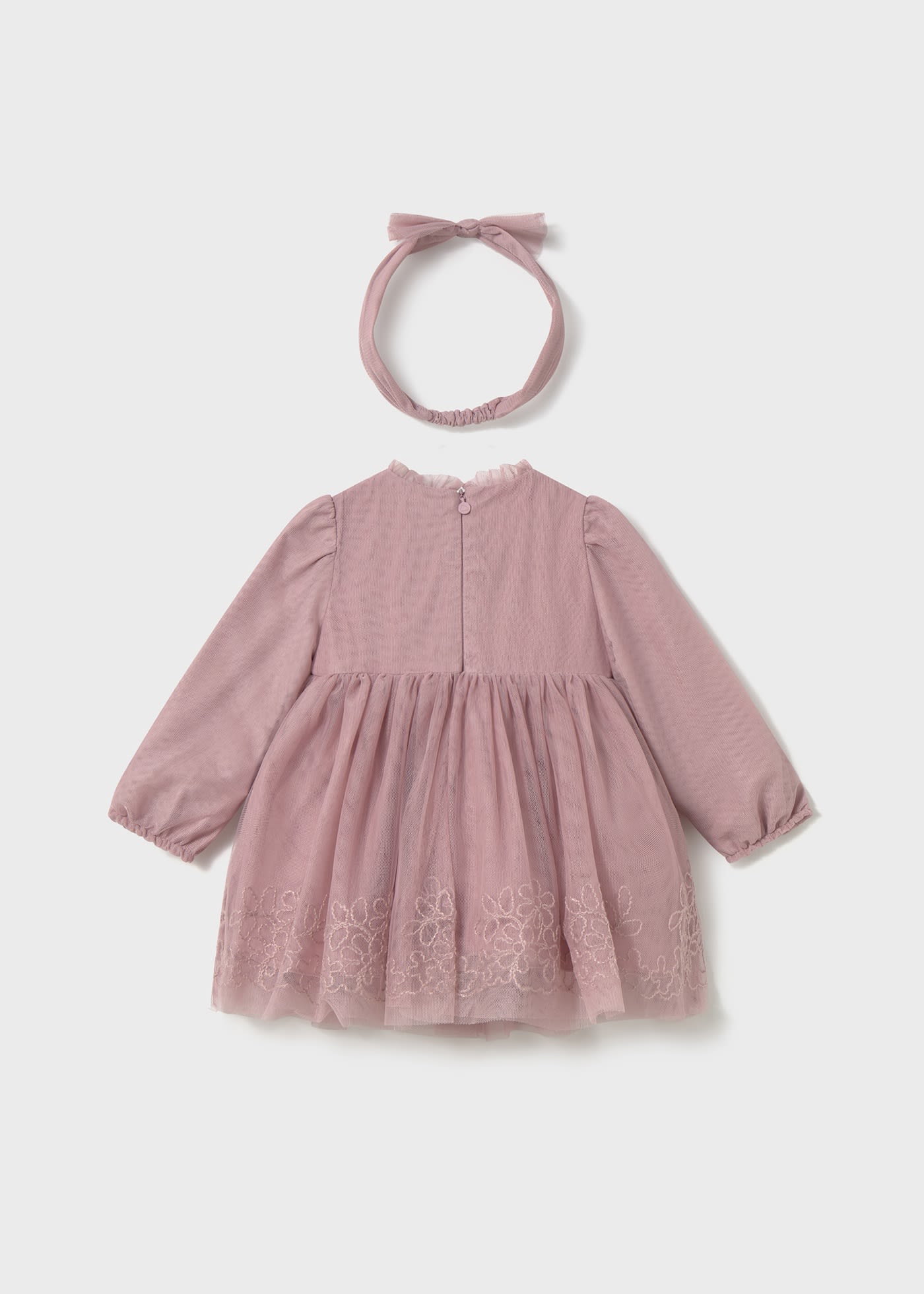 Robe cérémonie en tulle brodé bébé