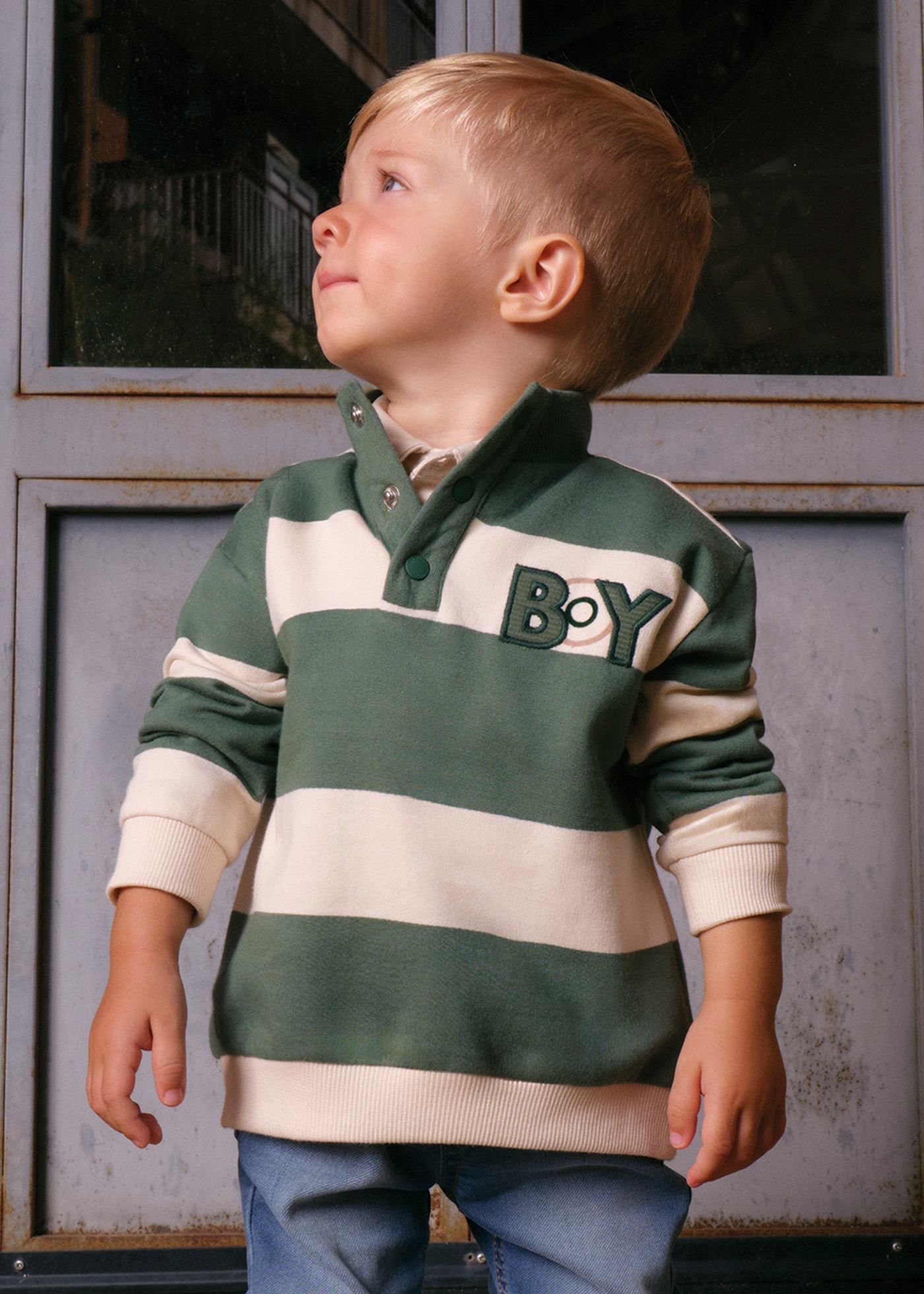 Sweatshirt gestreift Baby