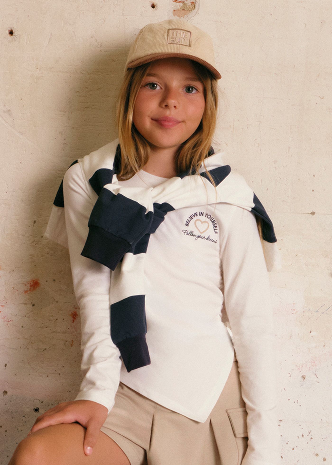 Shirt Seitenraffung Teenager Mädchen