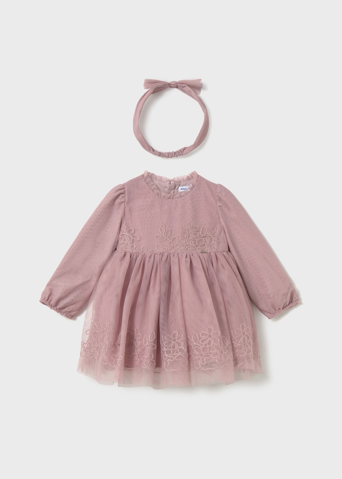 Festliches Tüllkleid bestickt Baby