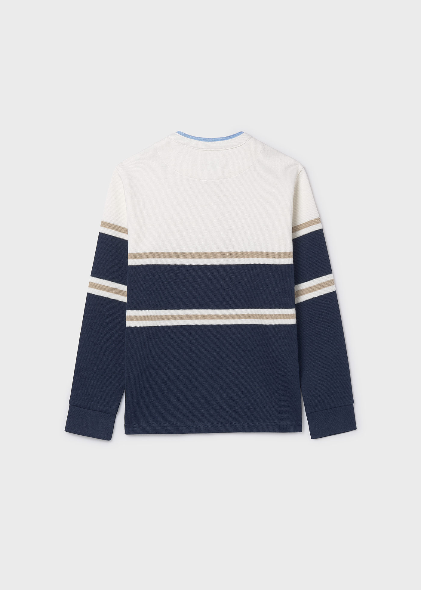 Boy mao collar tricot polo shirt
