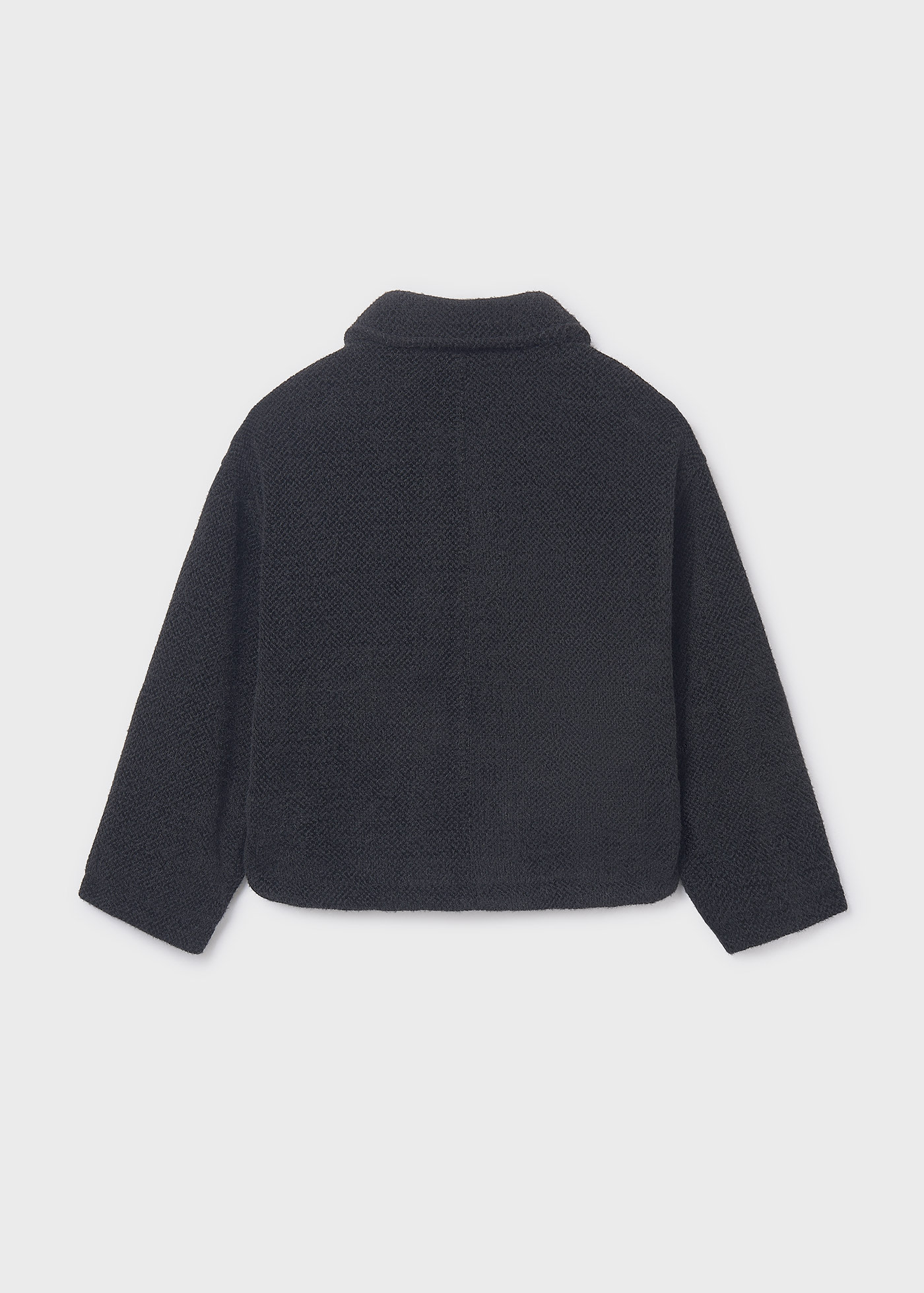 Girls knitted fur jacket