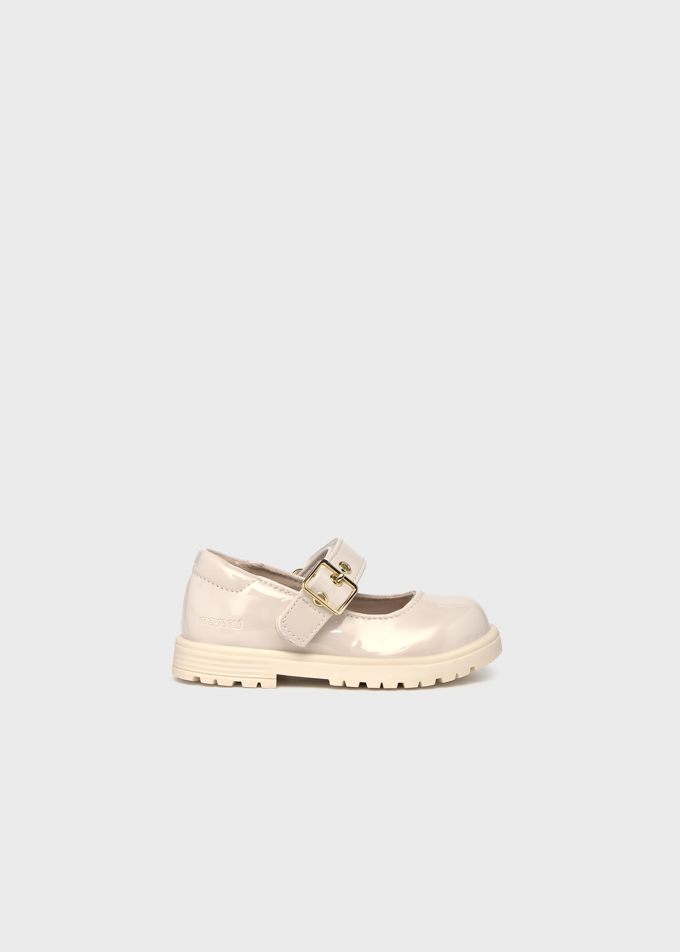 Baby Mary Janes with toothed sole
