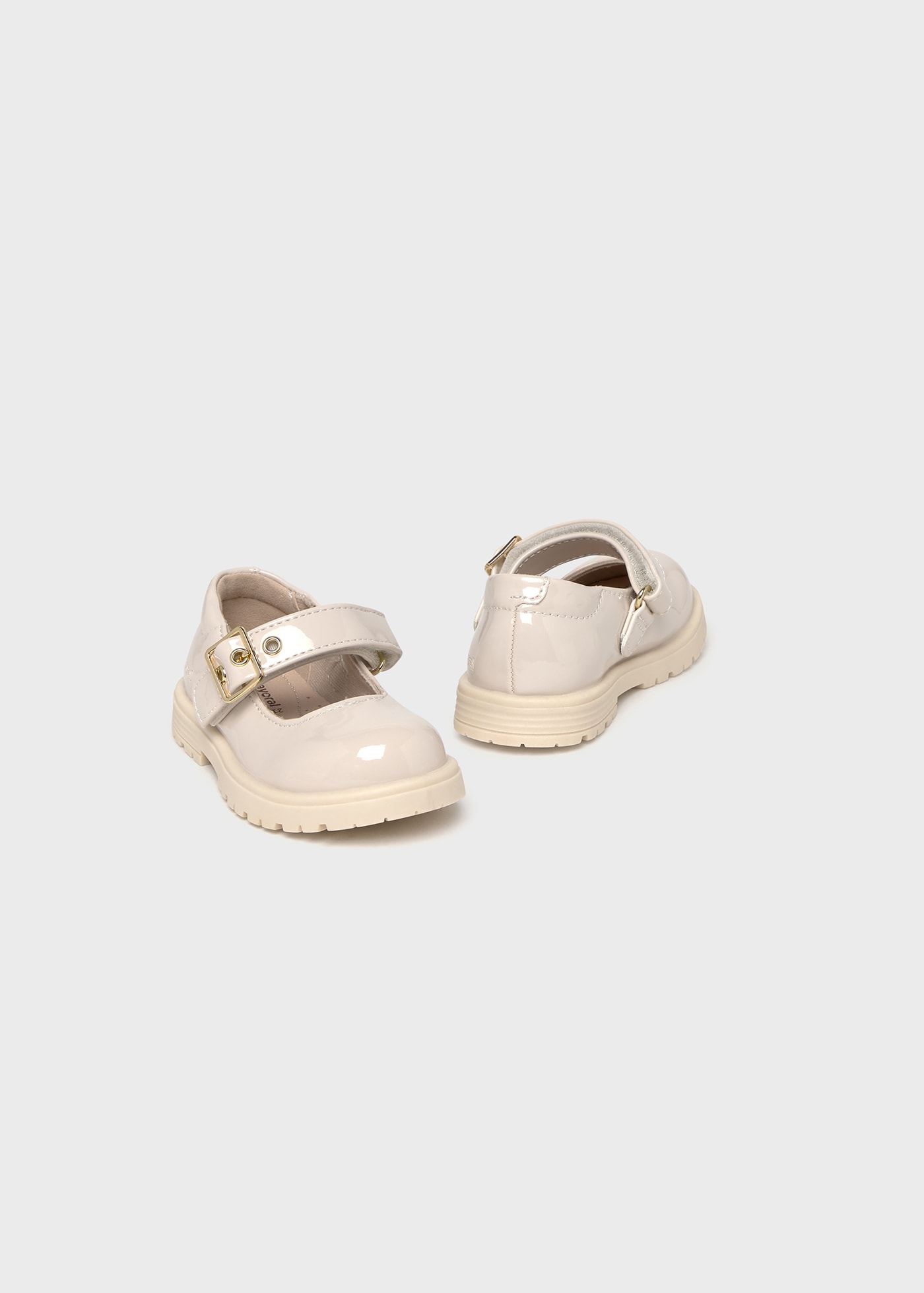 Baby Mary Janes with toothed sole