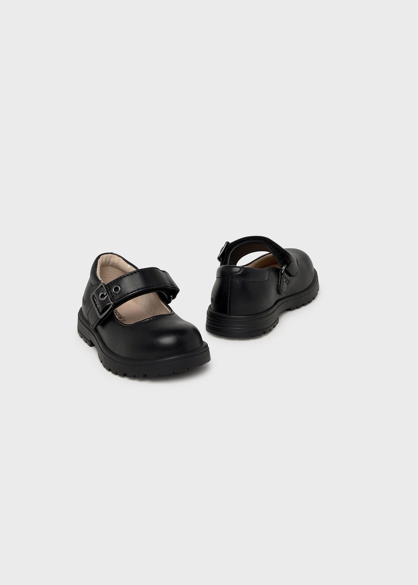 Baby Mary Janes with toothed sole