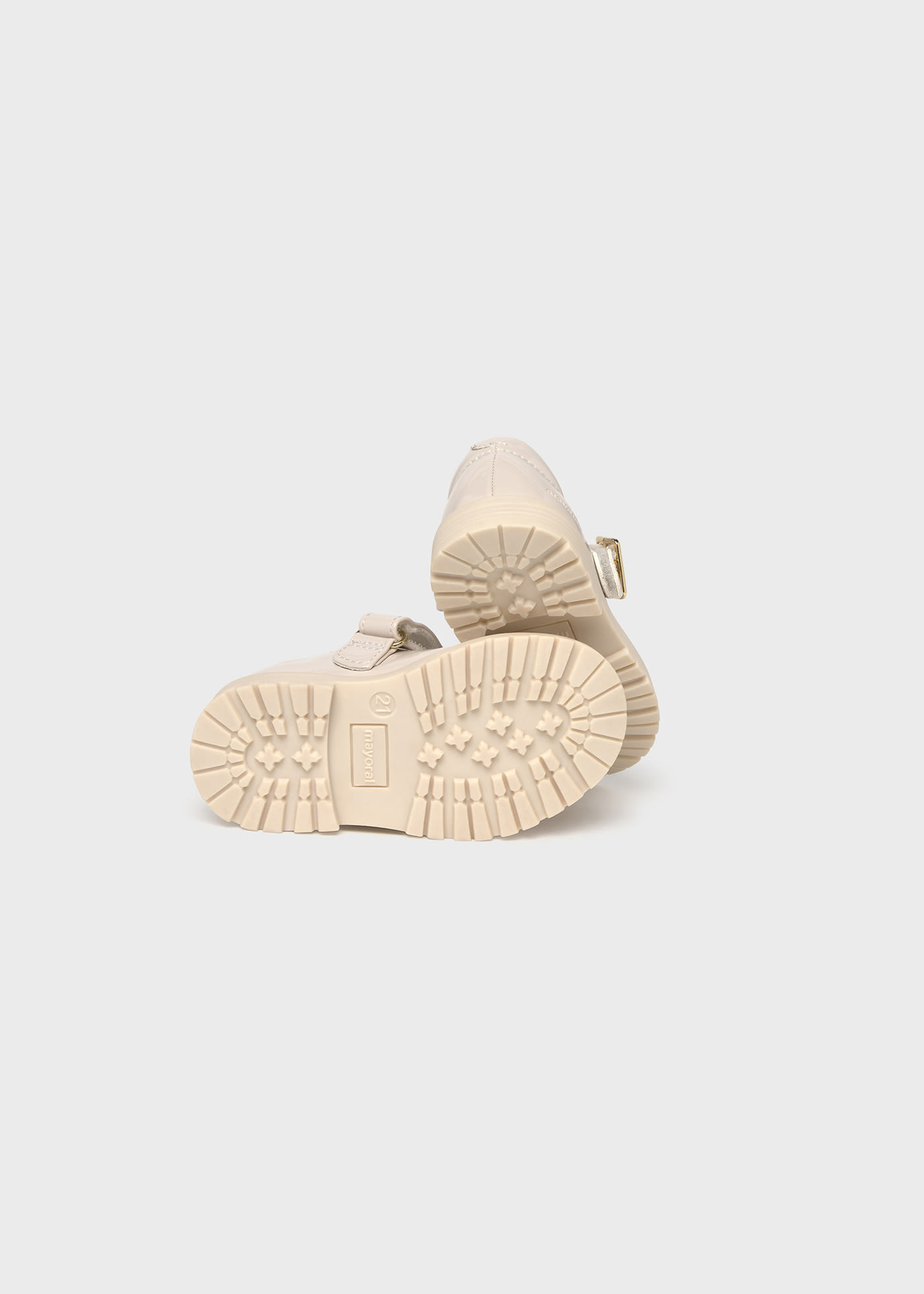 Baby Mary Janes with toothed sole