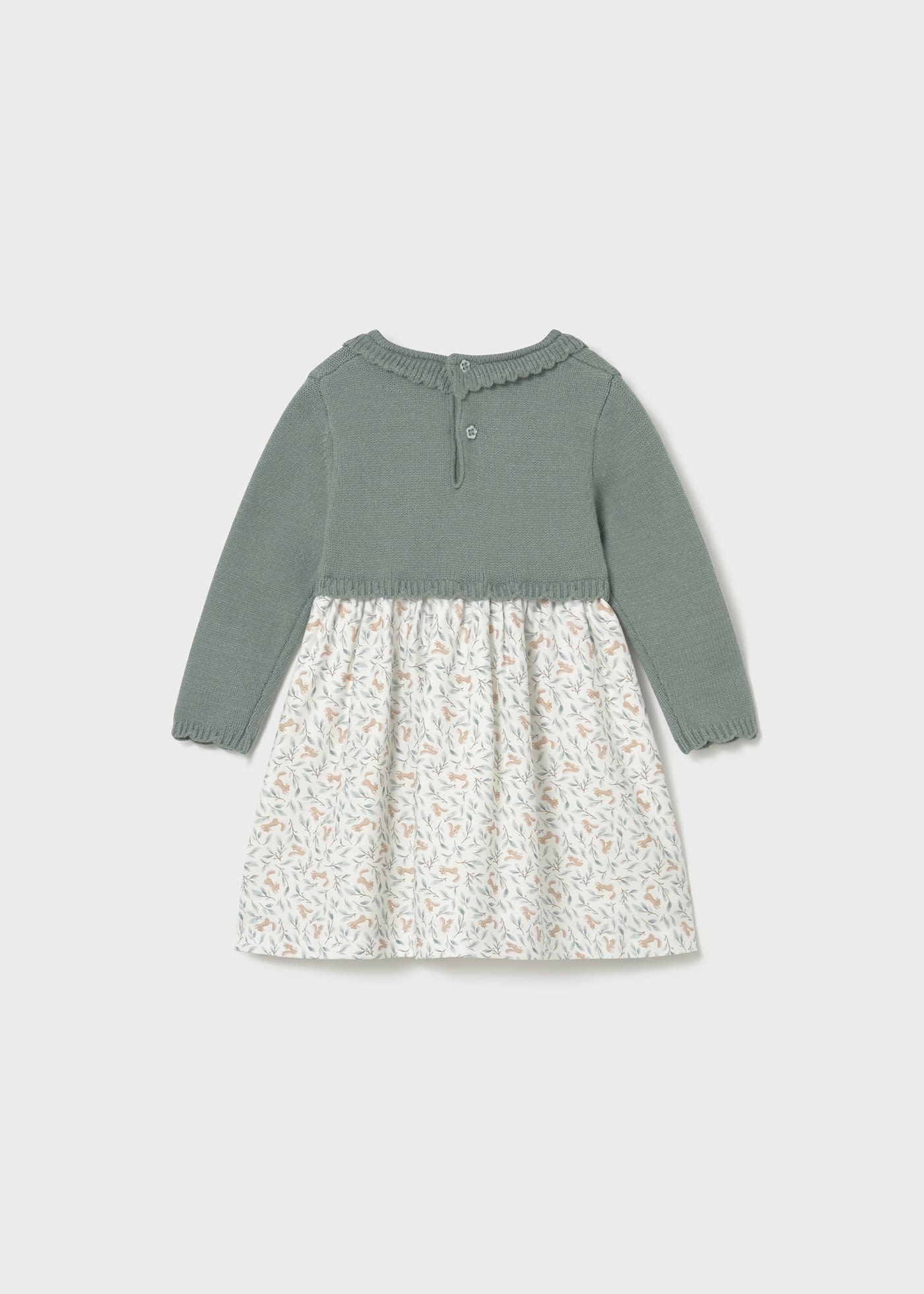 Baby combined tricot dress