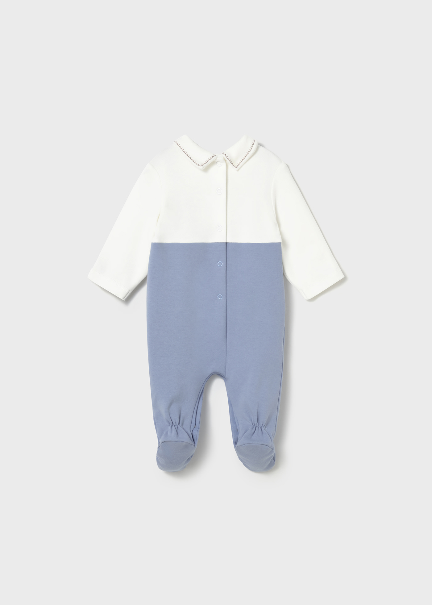 Newborn dungarees with collar