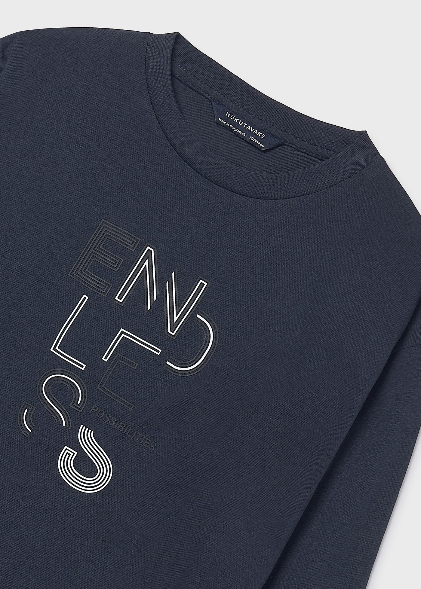 Camisola texto básica rapaz Camisola texto básica rapaz